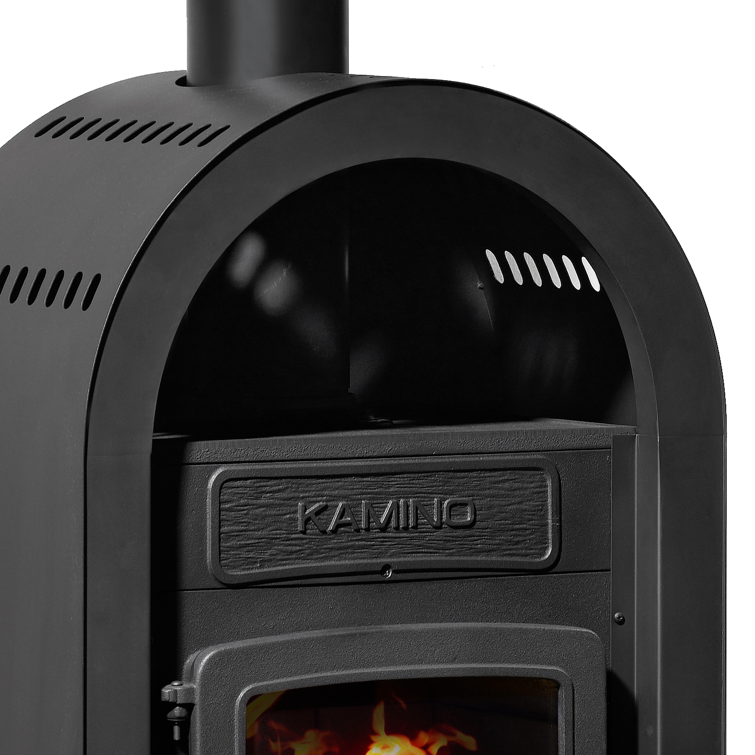 Wamsler Kamino 10960F poêle d’atelier noir sortie de fumée supérieure