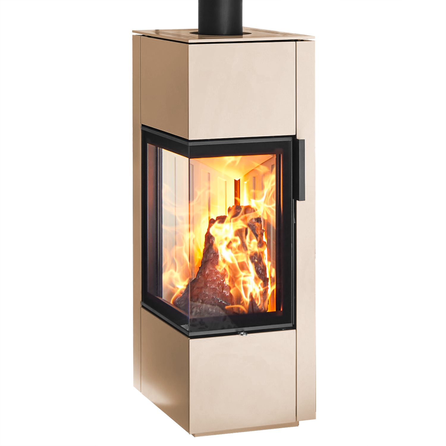 Spartherm Piko S acier poêle à bois Perle
