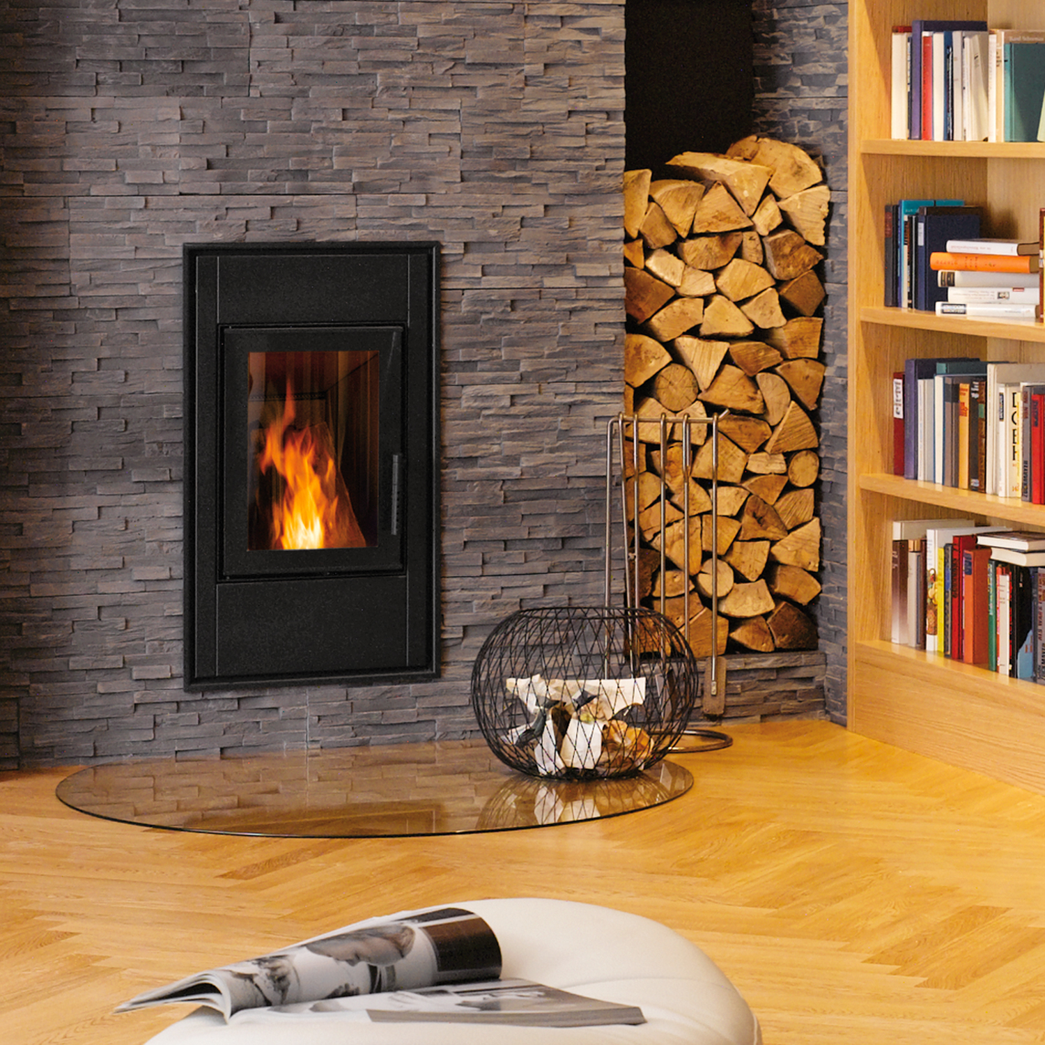 Spartherm Renova B-Air insert de cheminée 51 cm à gauche