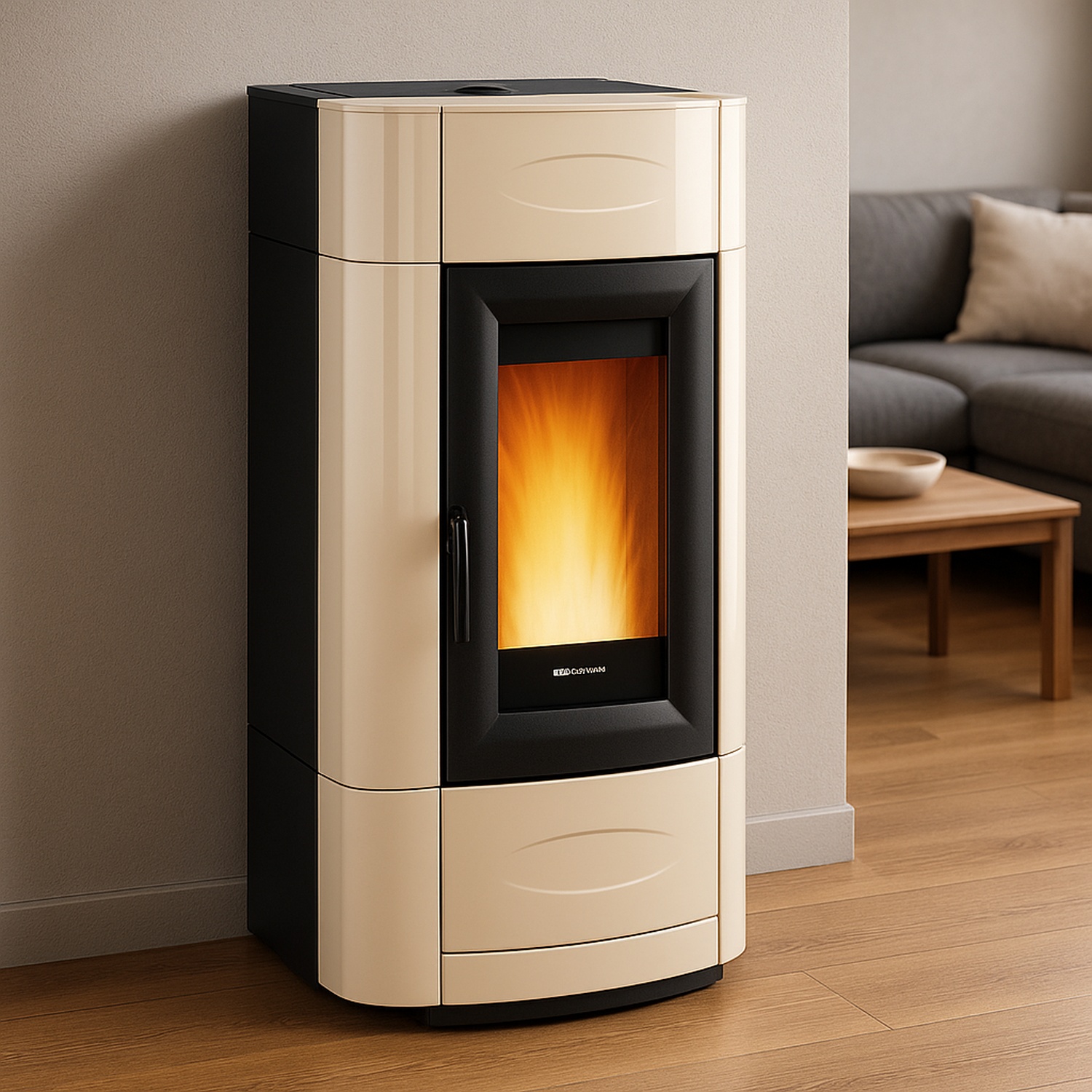 Extraflame ISIDORA IDRO H23 5.0 EVO - Ivoire poêle à granulés bouilleur EVOLUTION LINE