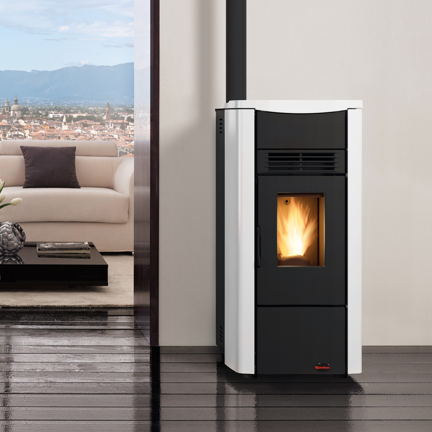 Extraflame Giusy EVO 2.0 poêle à granulés blanc