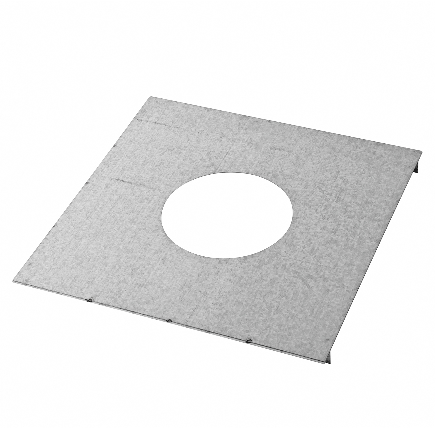 Plaque coupe-feu AB pour cheminée en acier inoxydable Opsinox 130 mm