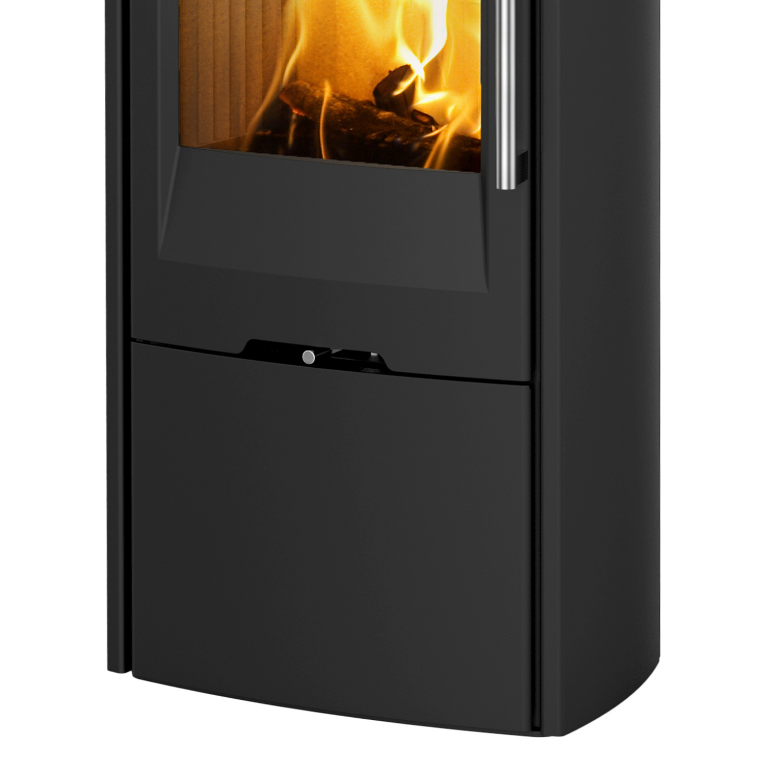 TermaTech TT30 Poêle à bois Acier Noir