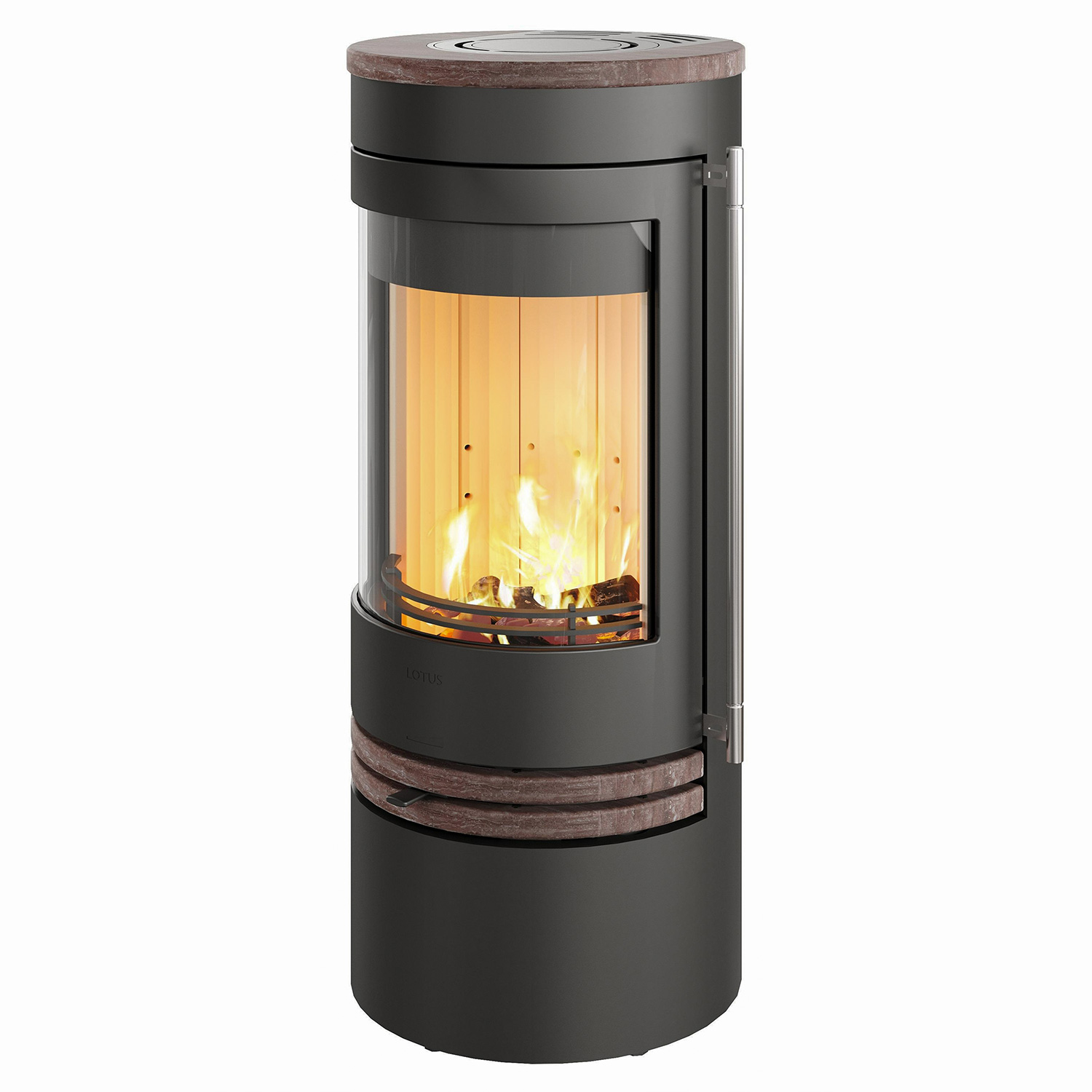 Lotus Orbis 1 poêle à bois Coffee Stone