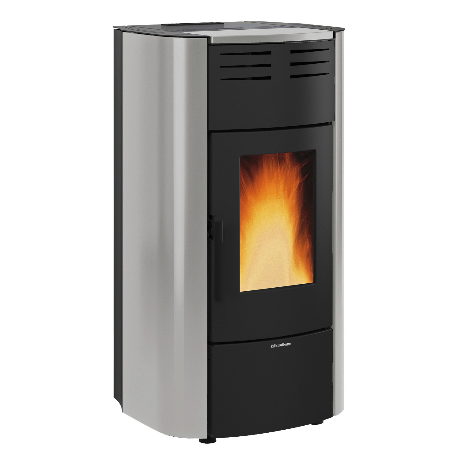 Extraflame Raffaella Idro H18 Poêle à granulés hydraulique Acier Gris clair