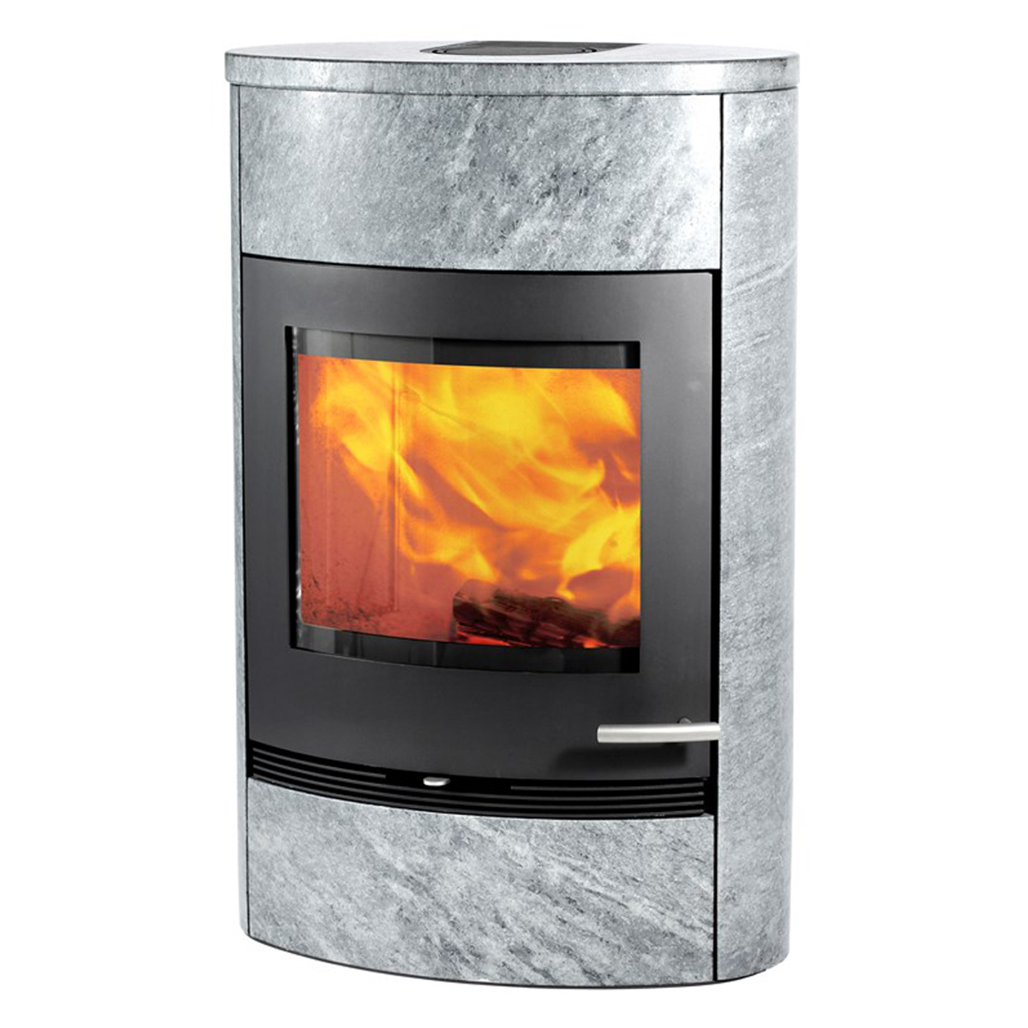 TermaTech TT22HST Poêle à bois Acier Noir