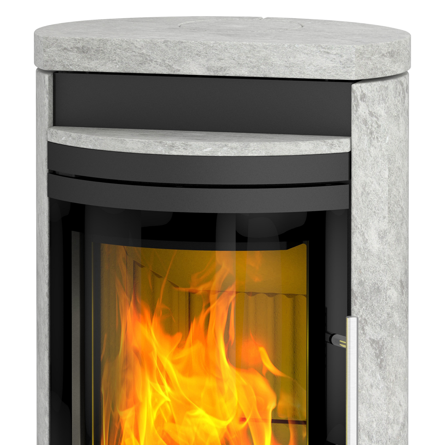 Poêle à bois Libra de Königshütte en pierre naturelle serpentine
