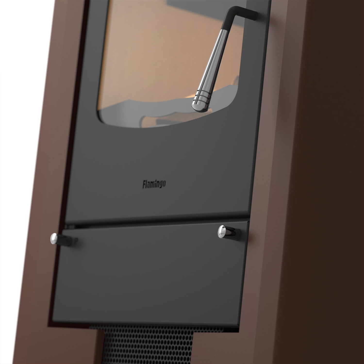 Poêle à bois HS Flamingo ESPO 1 Samet Brown