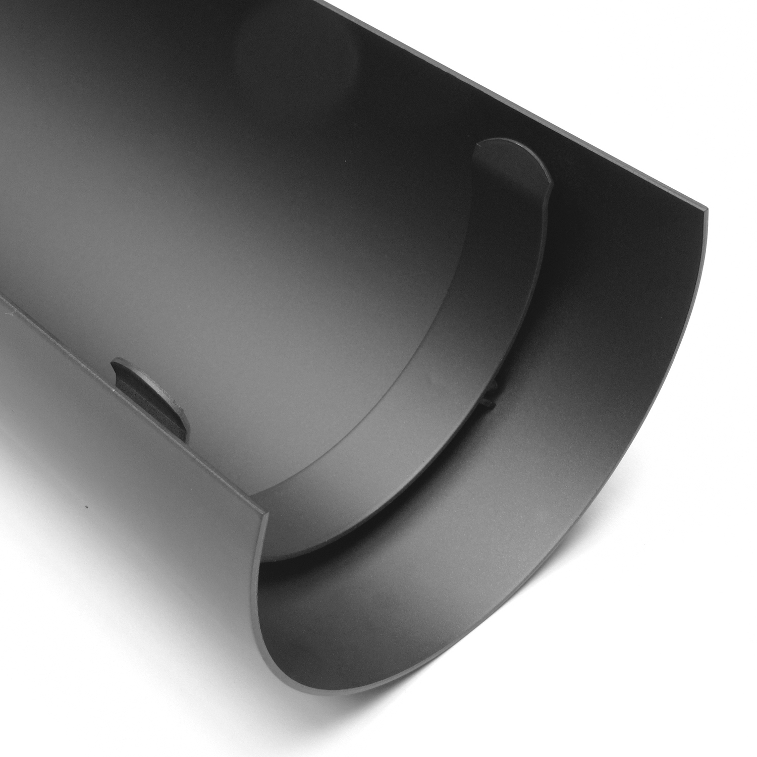 Raik Basic écran thermique 160mm gris fonte tuyau de fumée L : 460mm pour tuyau de fumée / conduit de fumée
