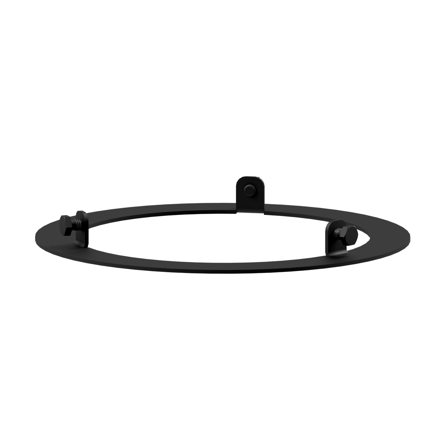 Raik Lifestyle DUO bague de recouvrement 120mm noir pour tuyau de fumée / conduit de fumée