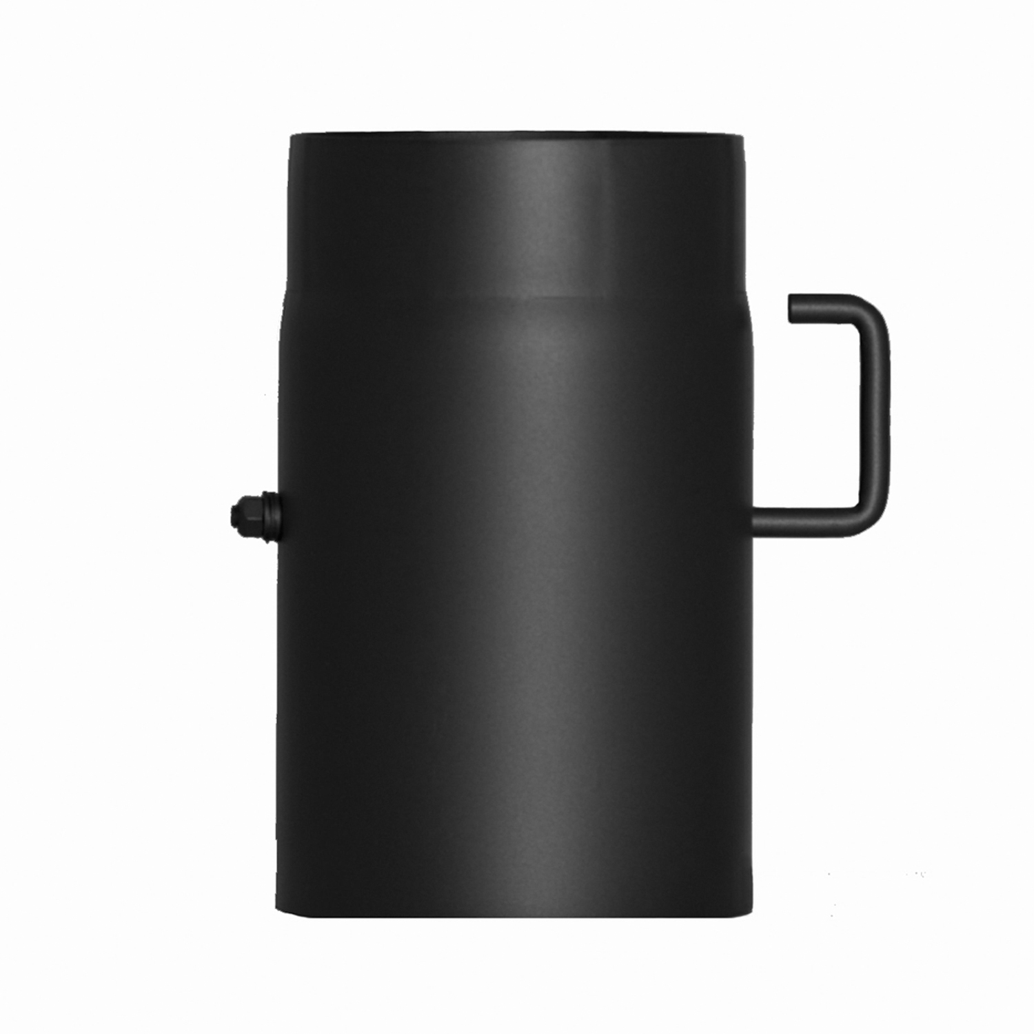Raik Tuyau de Fumée / Tuyau de Poêle 250mm - 250mm avec Régulation de Tirage noir Raik Tuyau de Fumée / Tuyau de Poêle 250mm - 250mm avec Régulation de Tirage noir