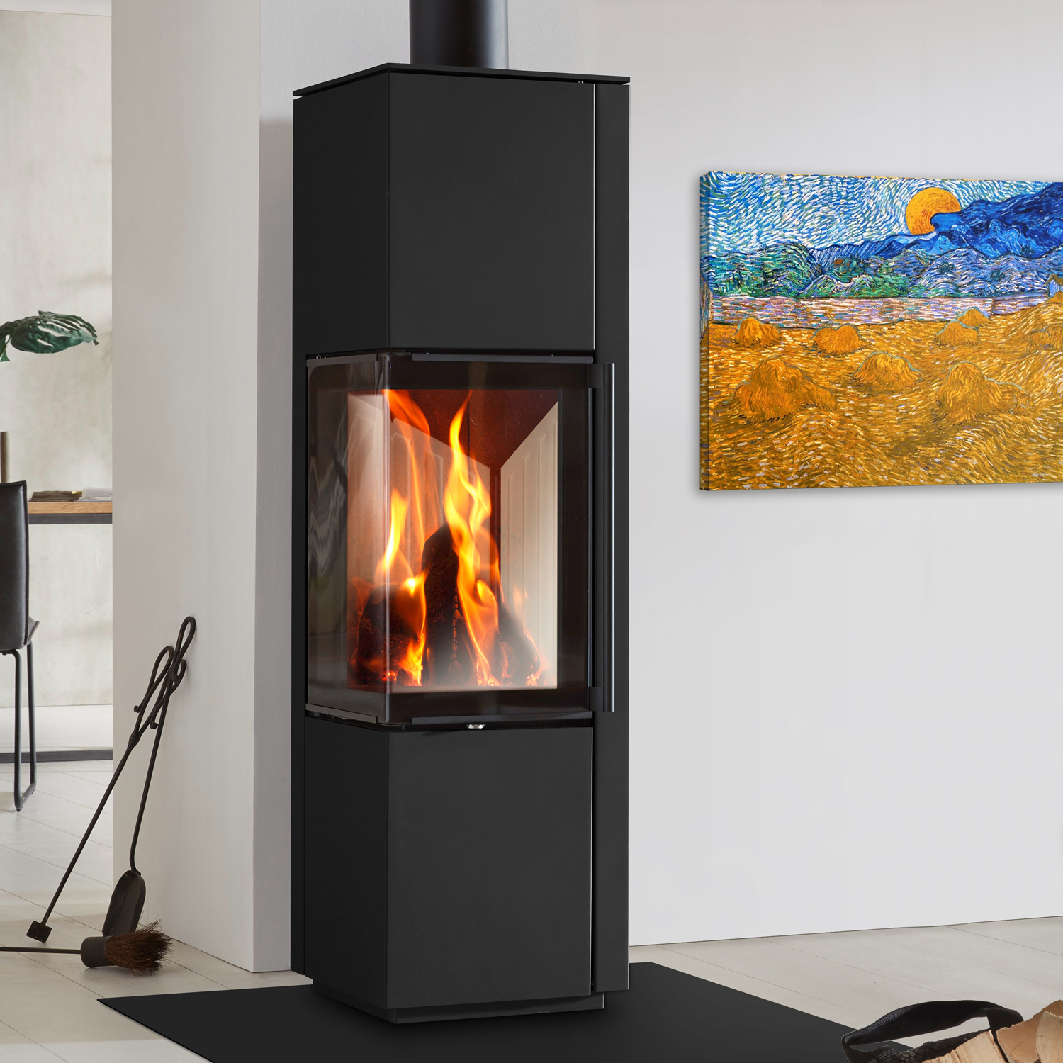 Spartherm Piko L RLU Poêle à bois Nero