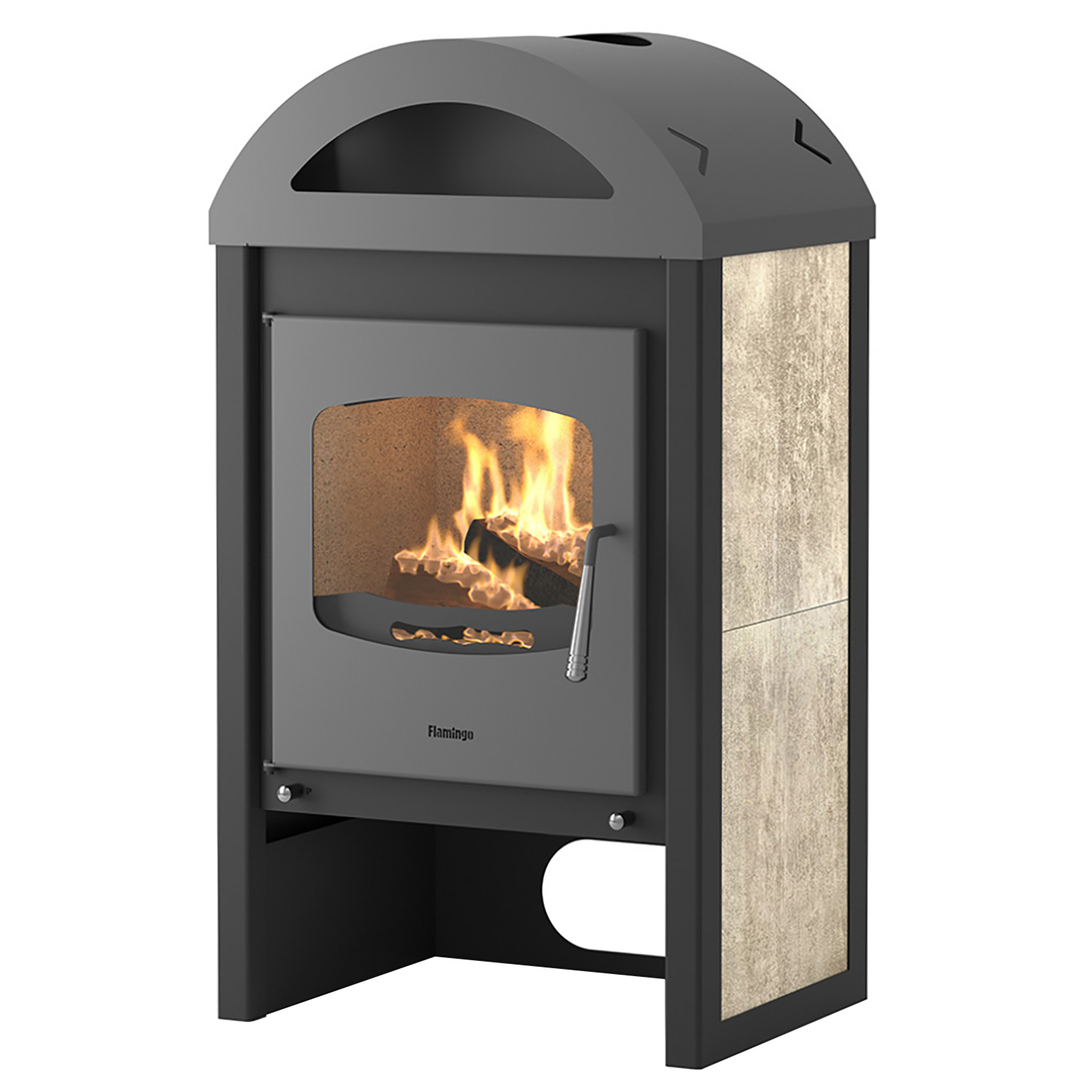 Poêle à bois HS Flamingo MELAND Chêne Blanc