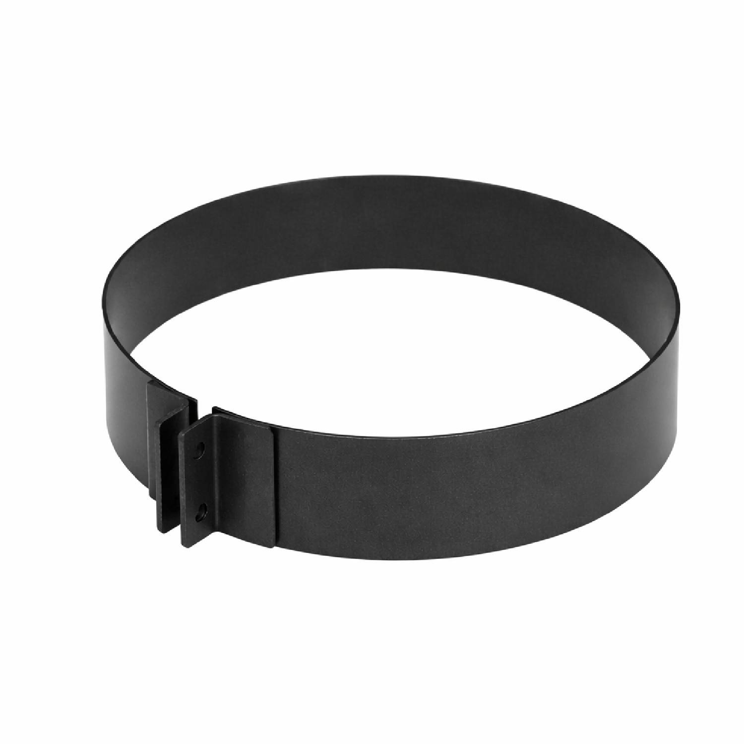 Raik Izoker collier de serrage 150mm noir double paroi pour tuyau de fumée / conduit de fumée