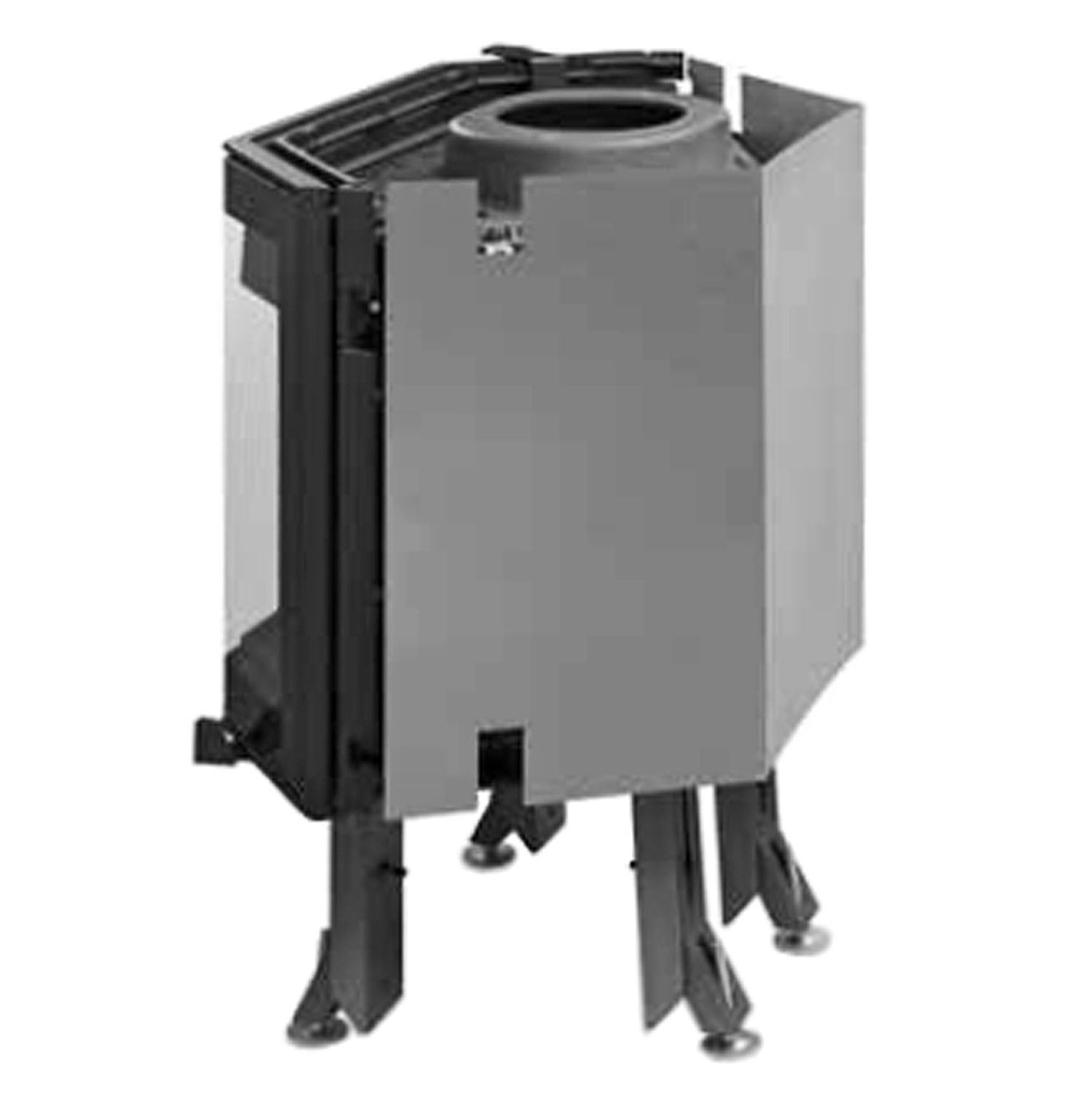 Dovre Phoenix 4 insert de cheminée à bois fonte noir