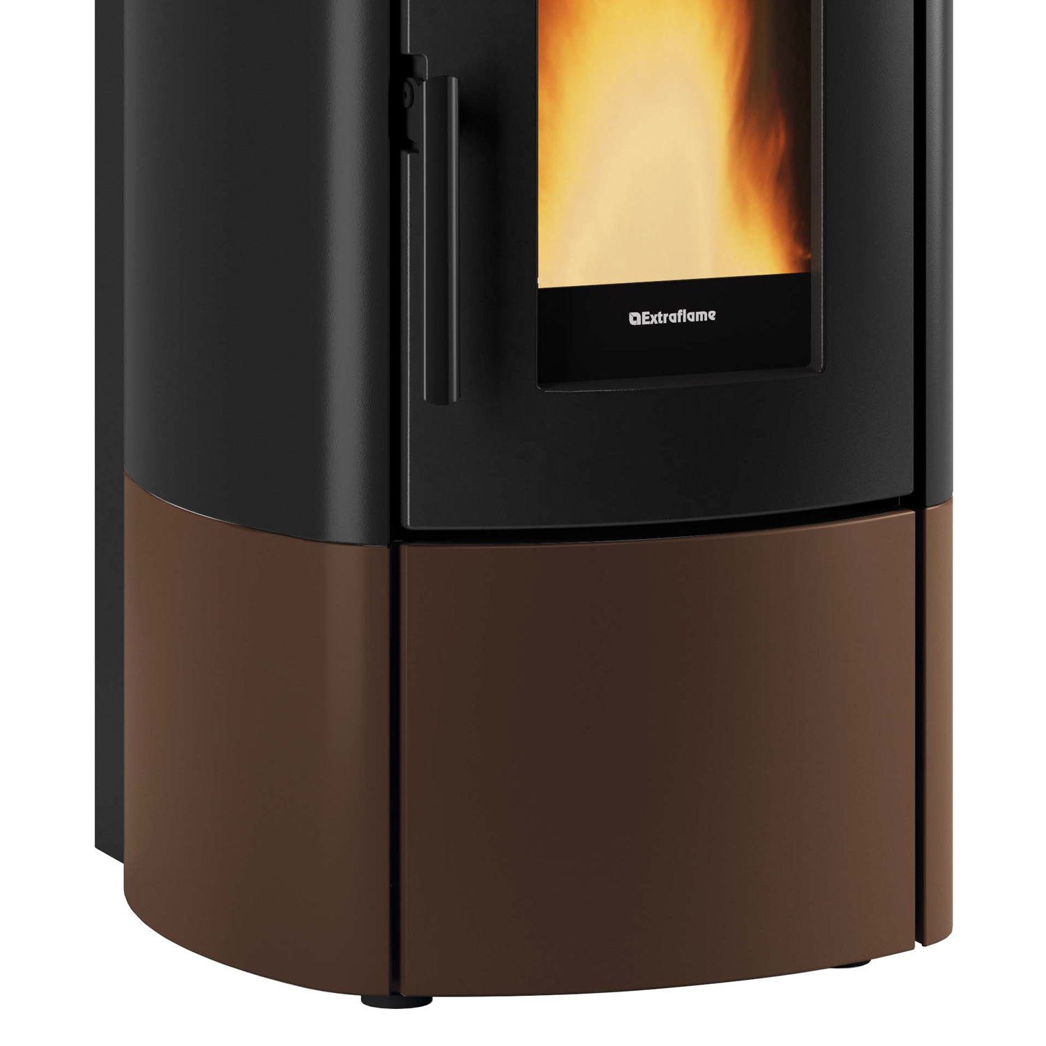 Extraflame Evolution Line Noris Plus poêle à granulés acier bronze