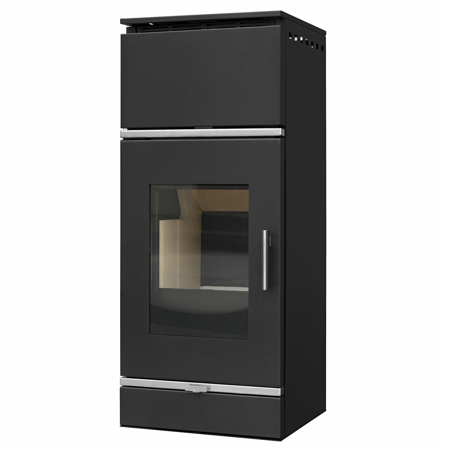 Schmitzker Cubira 12 CS Poêle à bois avec échangeur d'eau Schmitzker Cubira 12 CS Poêle à bois avec échangeur d'eau