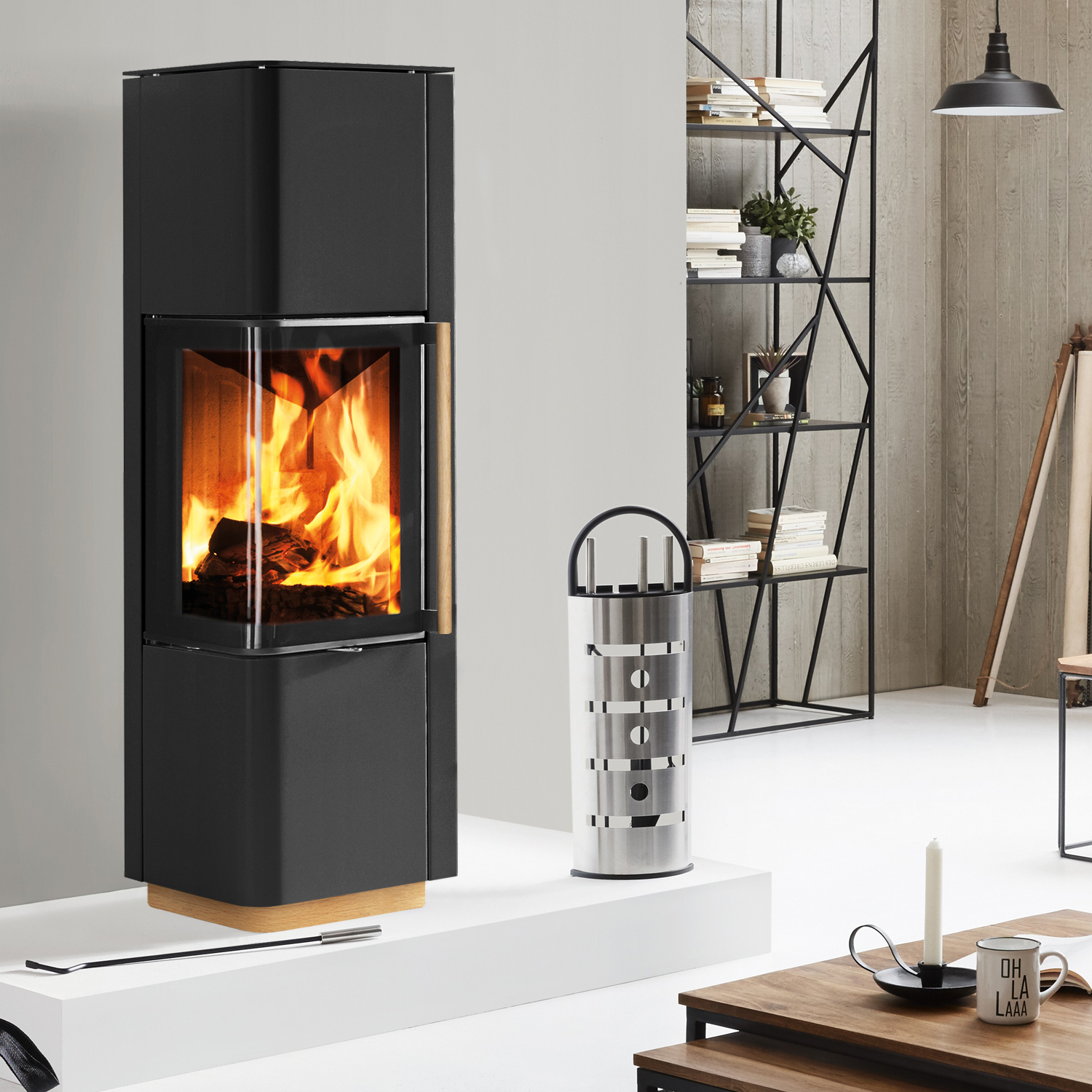 Spartherm Cubo L style Poêle à bois Nero