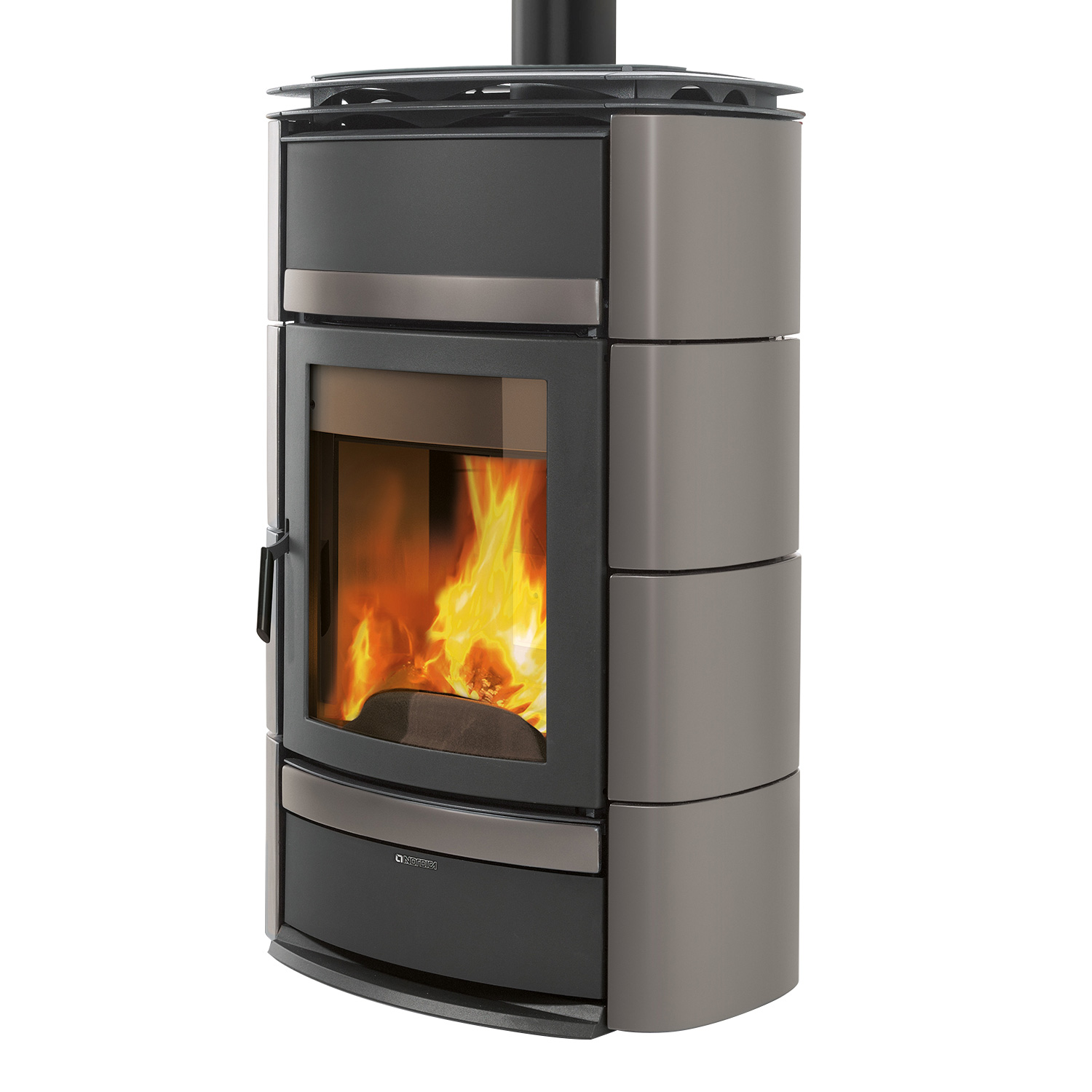 La Nordica Norma S Idro DSA Poêle à bois hydraulique Agata Gris