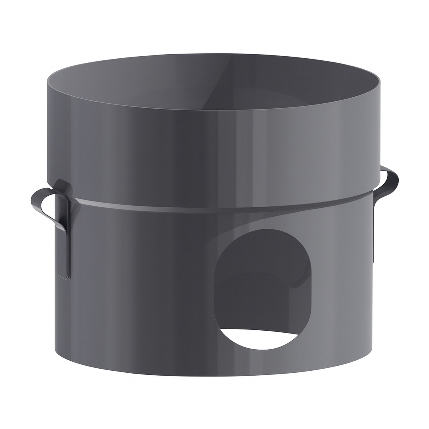 Schiedel pied pour PRIMA PLUS bac à condensats Ø130 mm avec évacuation en bas simple paroi mat