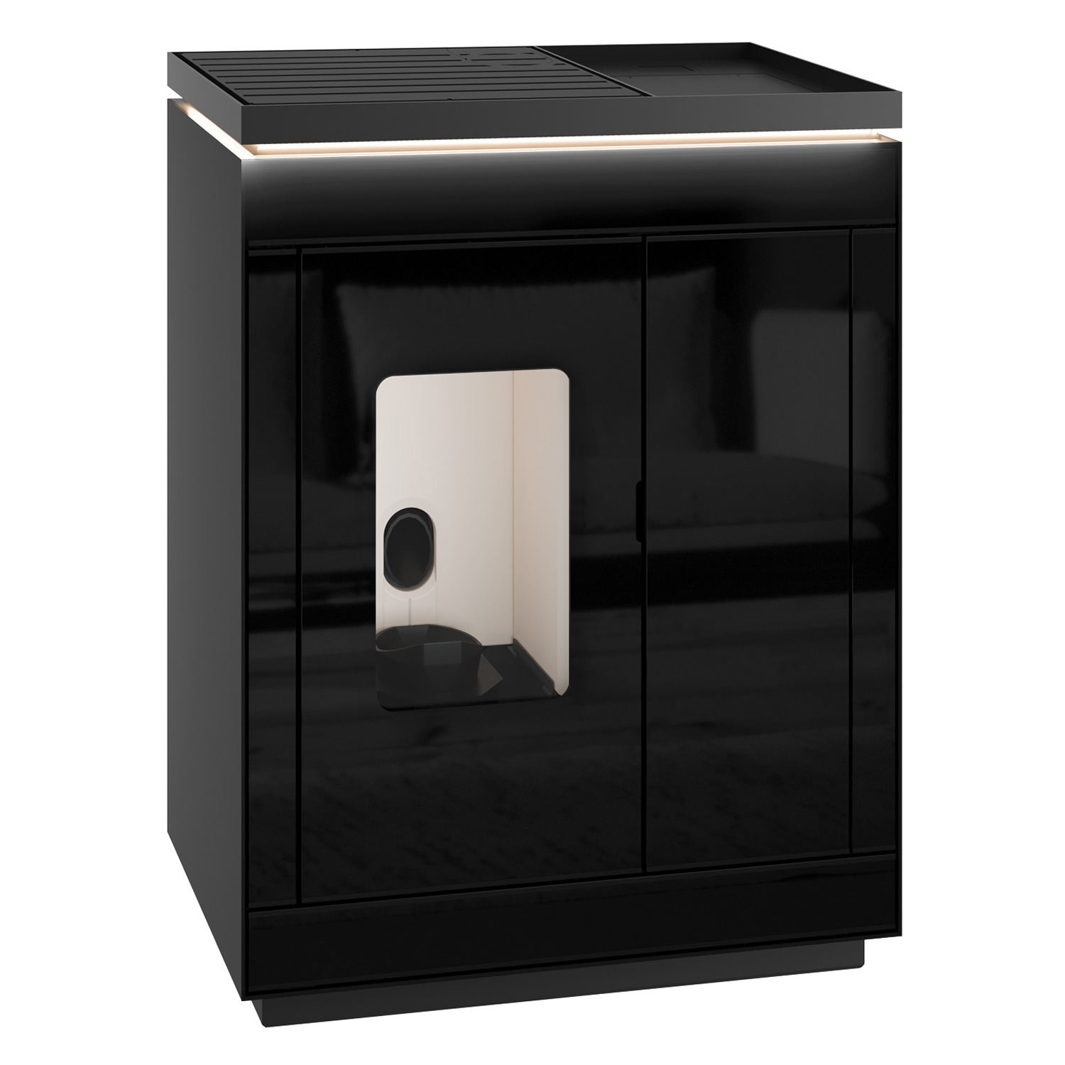 Olsberg Epana poêle à granulés verre noir