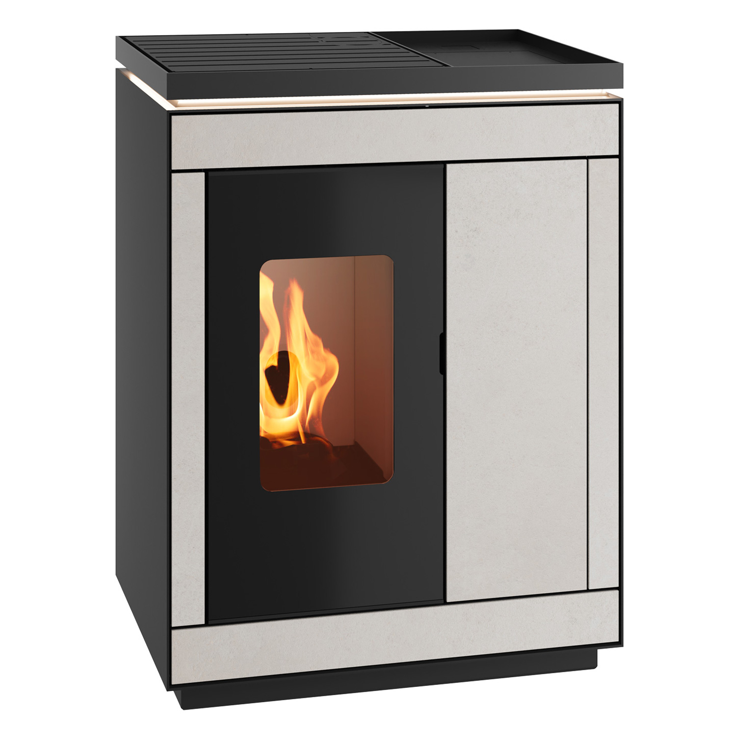 Olsberg Epana Poêle à granulés Céramique Blanche