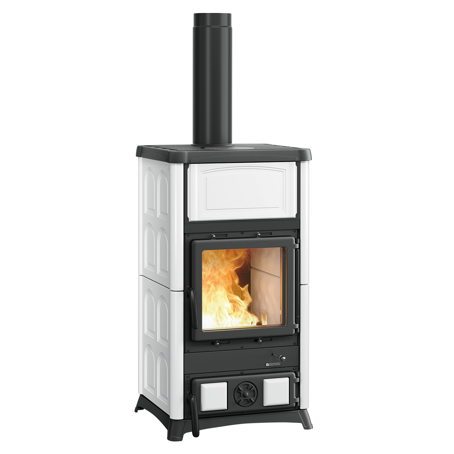 La Nordica Concita 2.0 Poêle à bois Majolique Blanc Infinity
