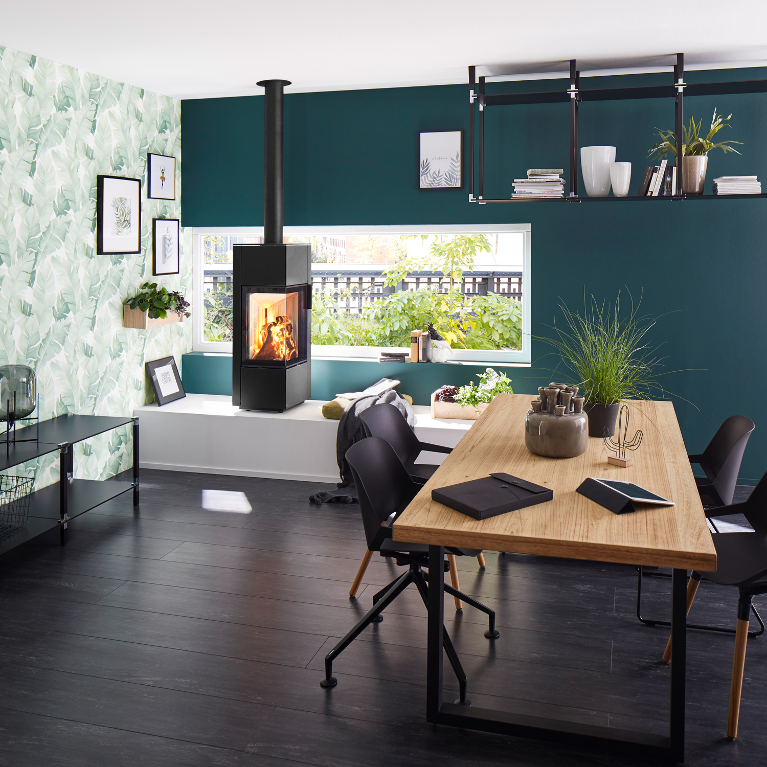 Spartherm Piko S acier poêle à bois Nero