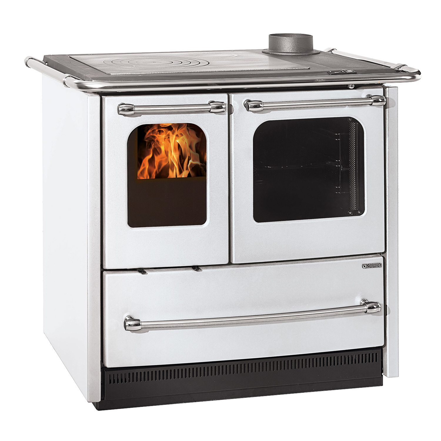 La Nordica Sovrana Easy Evo 2.0 cuisinière en acier blanc