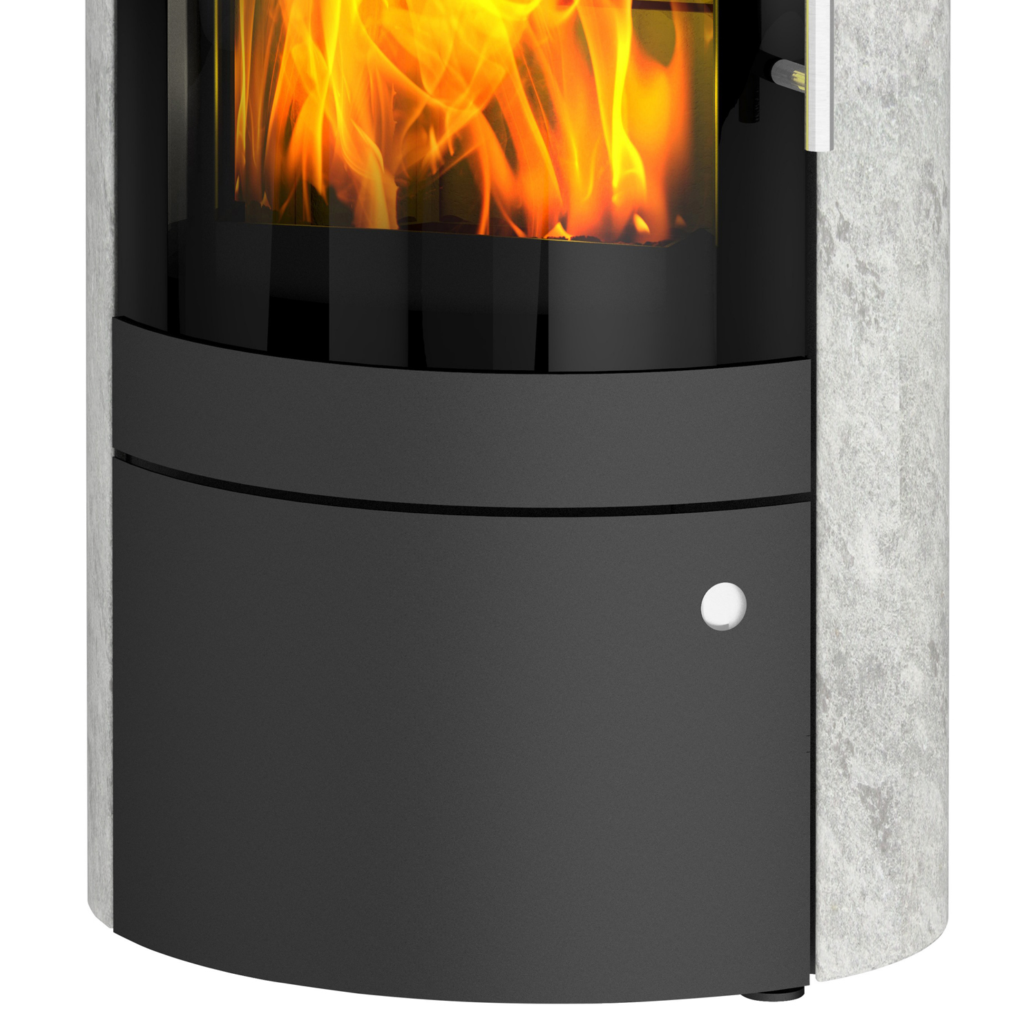 Poêle à bois Libra de Königshütte en pierre naturelle serpentine