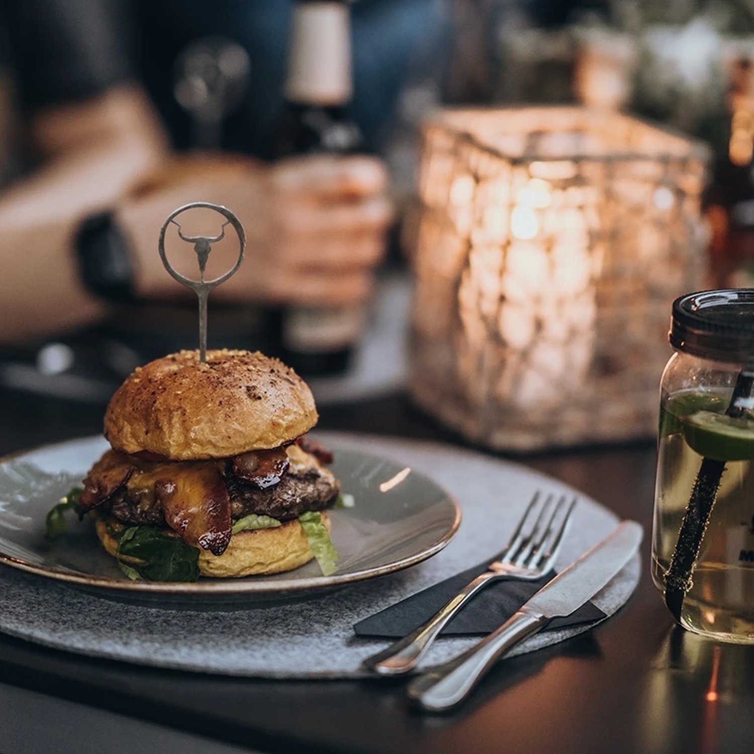 Moesta broche à burgers inox lot de 6