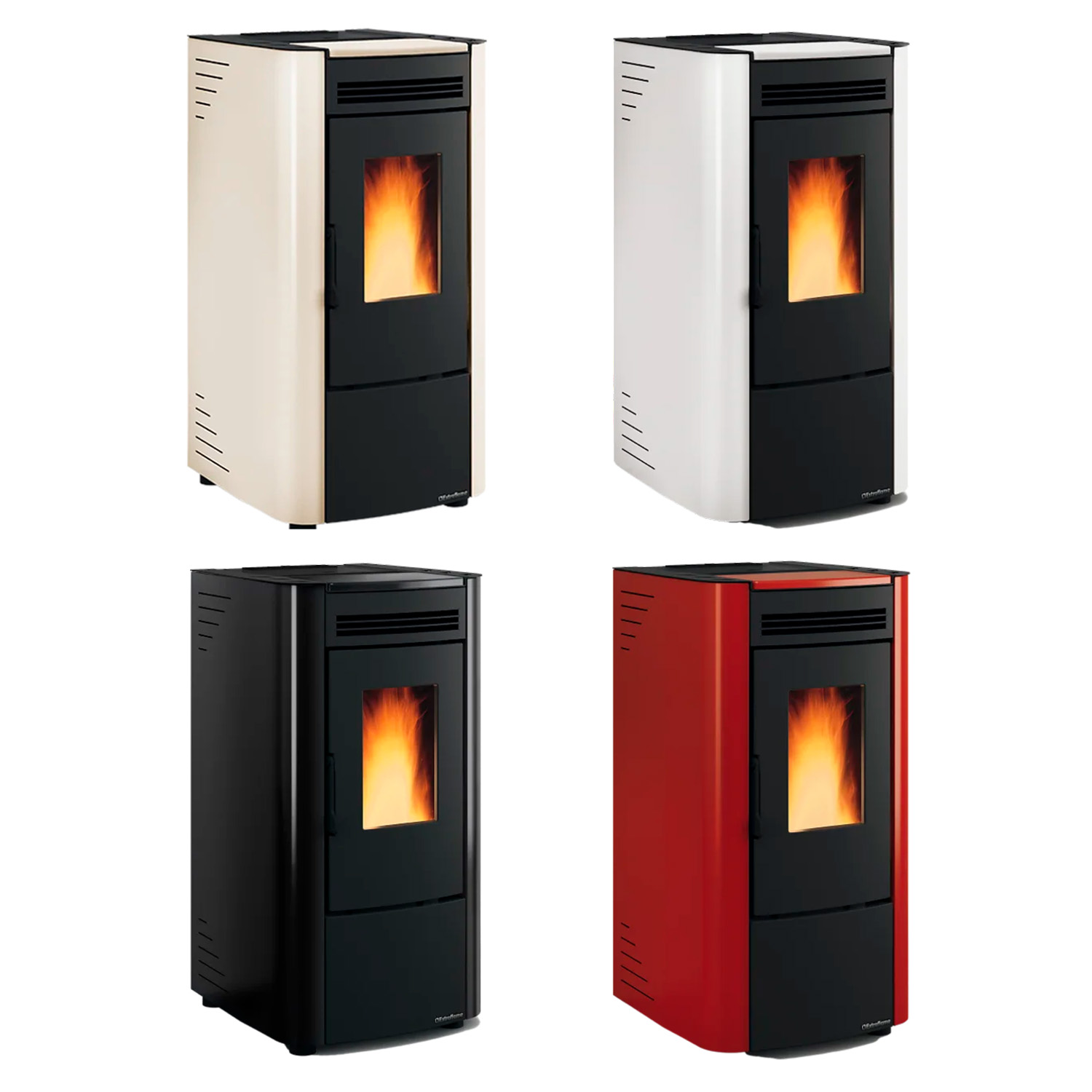 Extraflame Ketty 5.0 poêle à granulés acier bordeaux