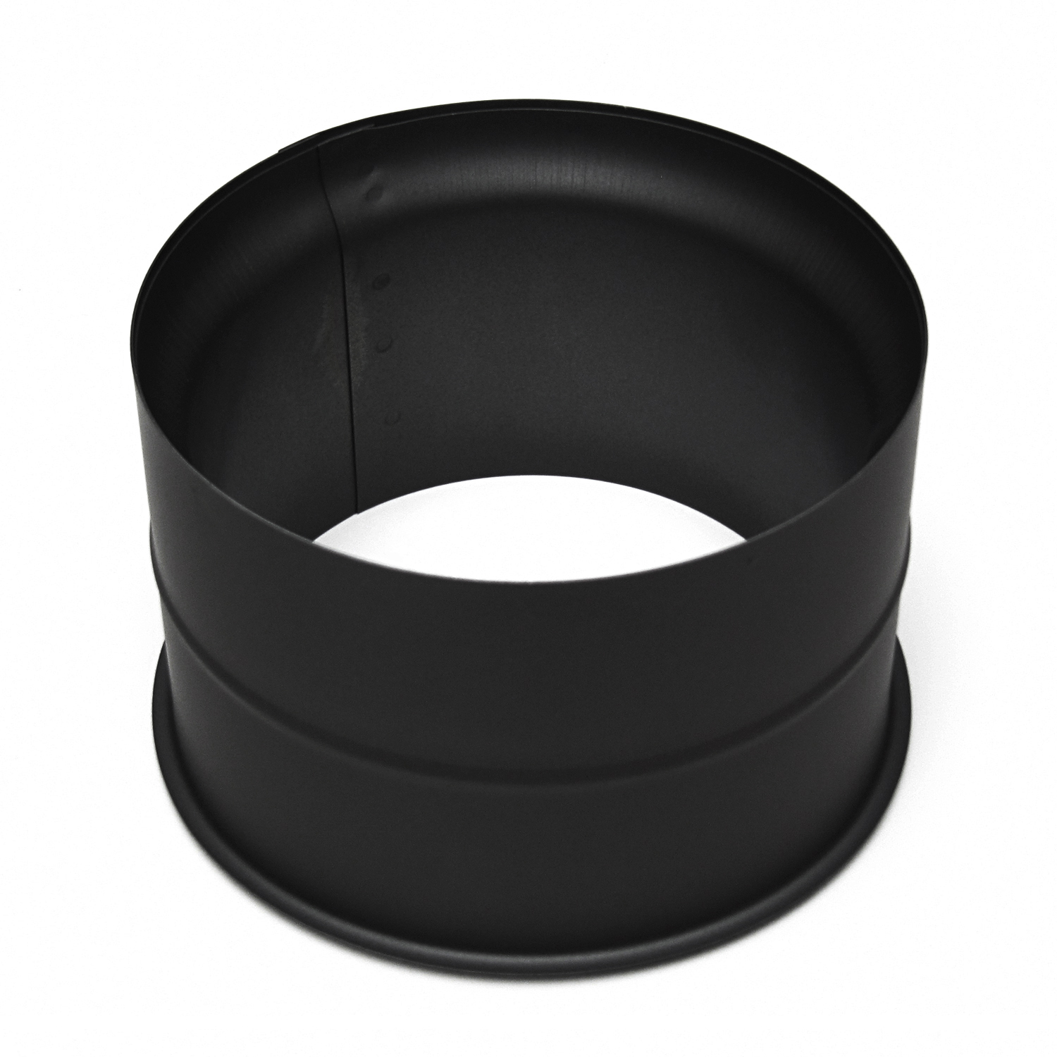 Raik Basic douille double paroi 130mm noire pour tuyau de fumée / conduit de fumée