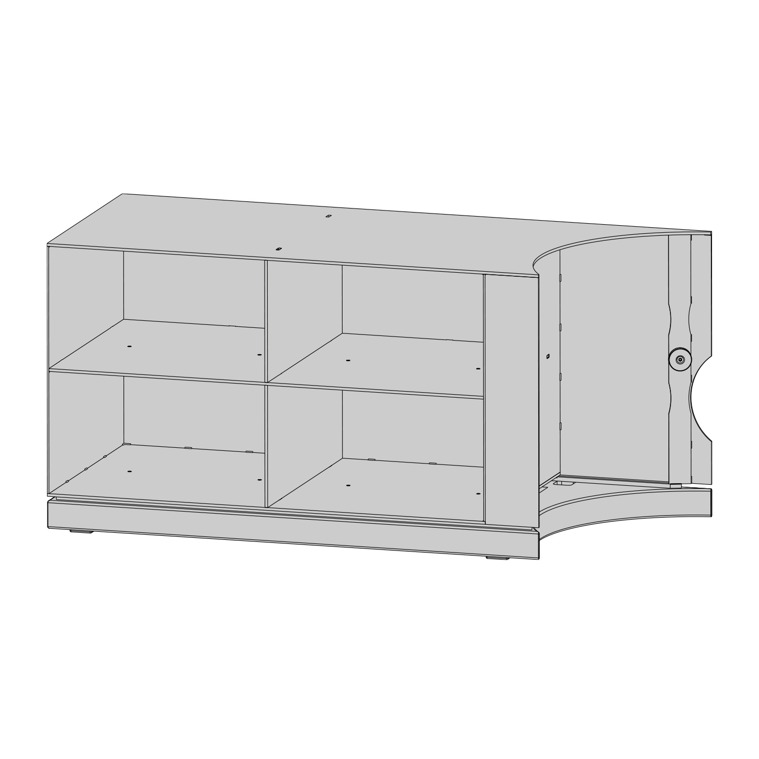 Austroflamm Lux boîte d'appoint gauche 68 cm
