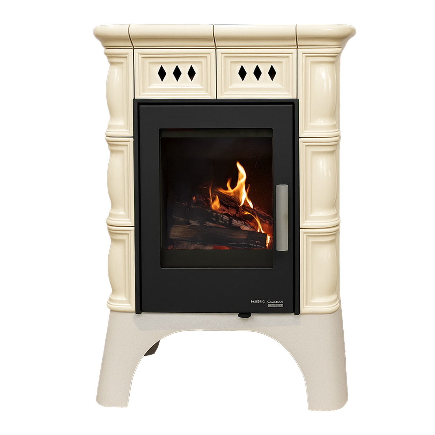 Haas+Sohn TREVISO III 246.37 poêle à bois perl-noir/ivoire