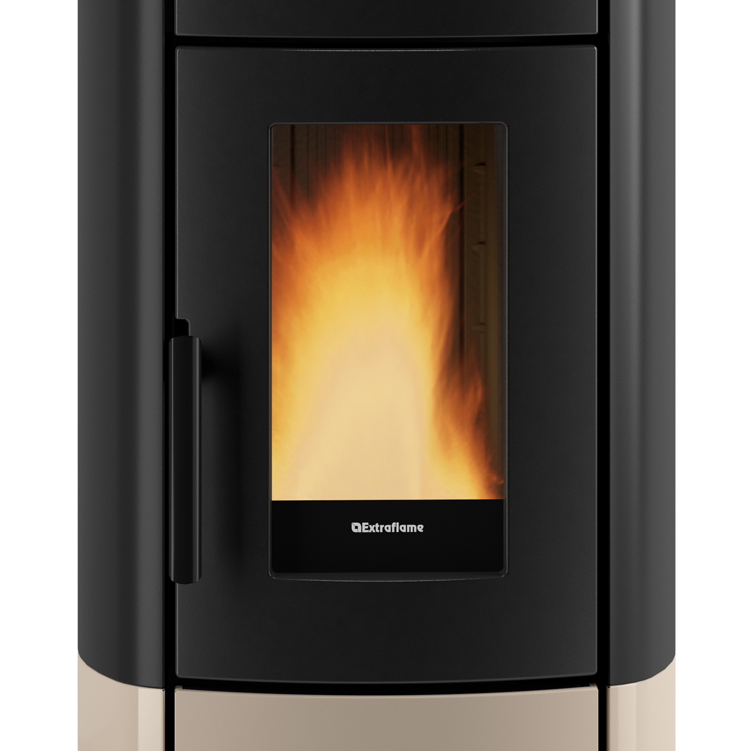 Extraflame Evolution Line Noris Plus poêle à granulés acier gris tourterelle