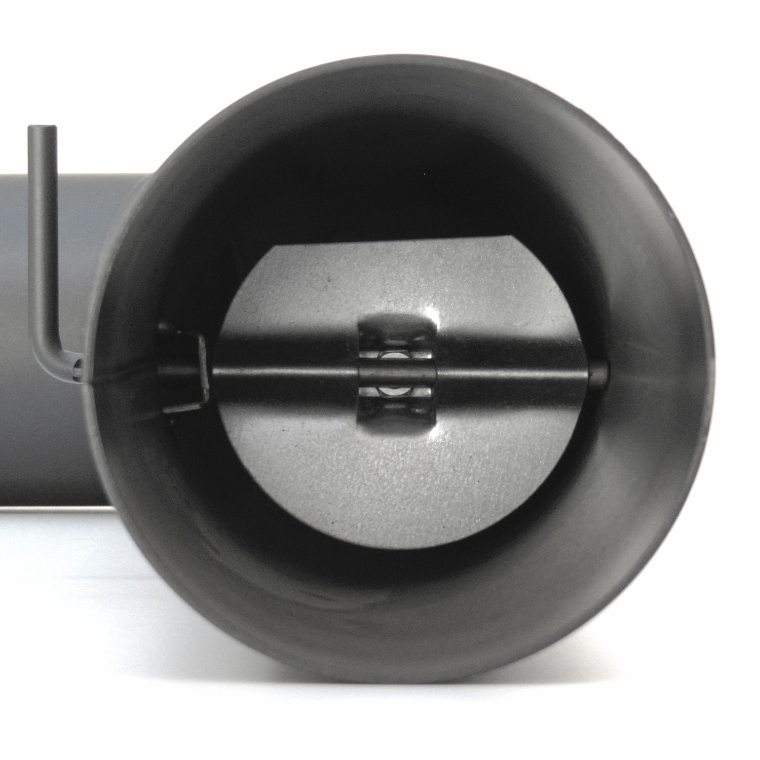 Raik Tuyau de Fumée / Tuyau de Poêle 150mm - Ensemble de Tuyaux de Fumée gris fonte en 2 pièces