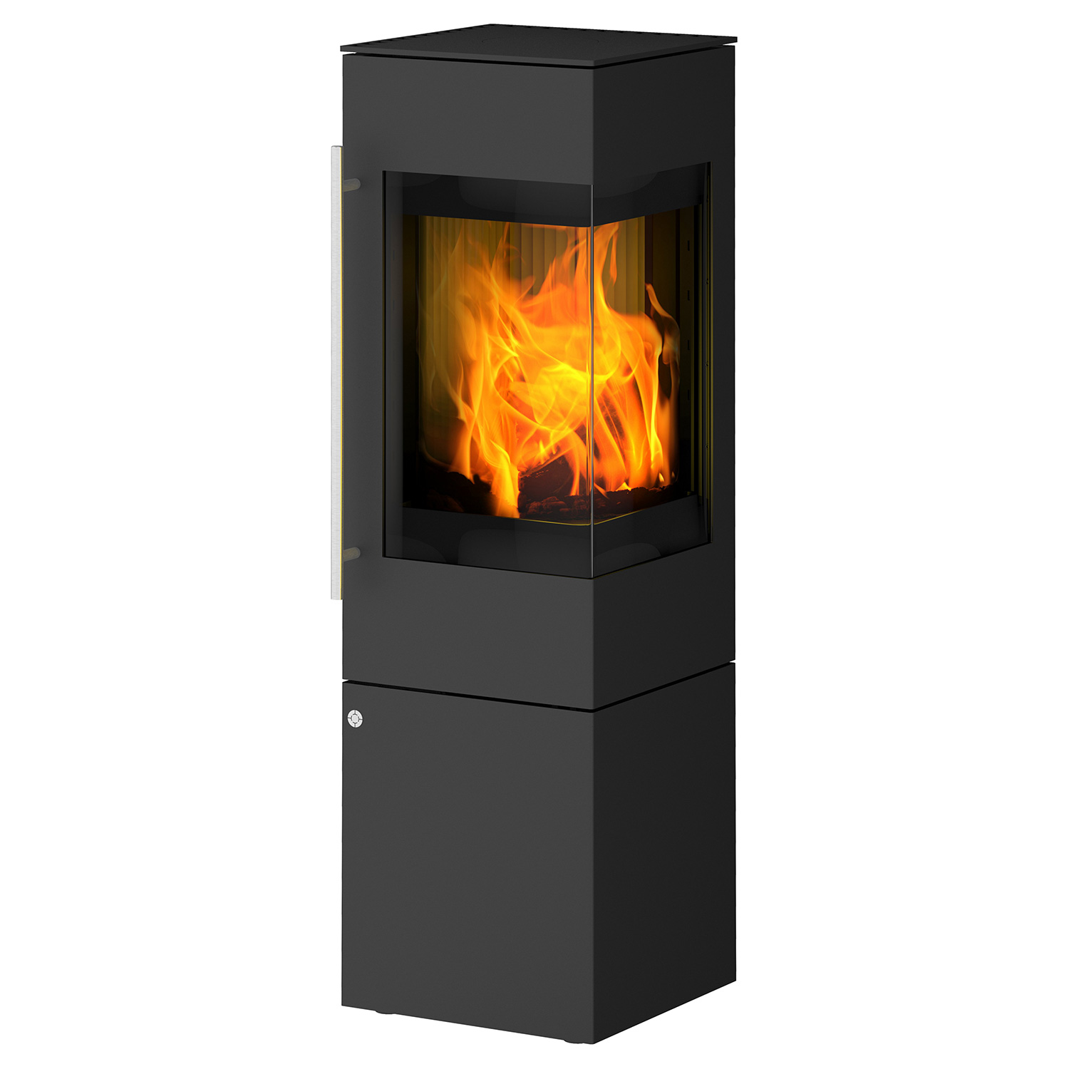 Olsberg Ipala Smart Compact poêle à bois avec ouverture de porte à droite
