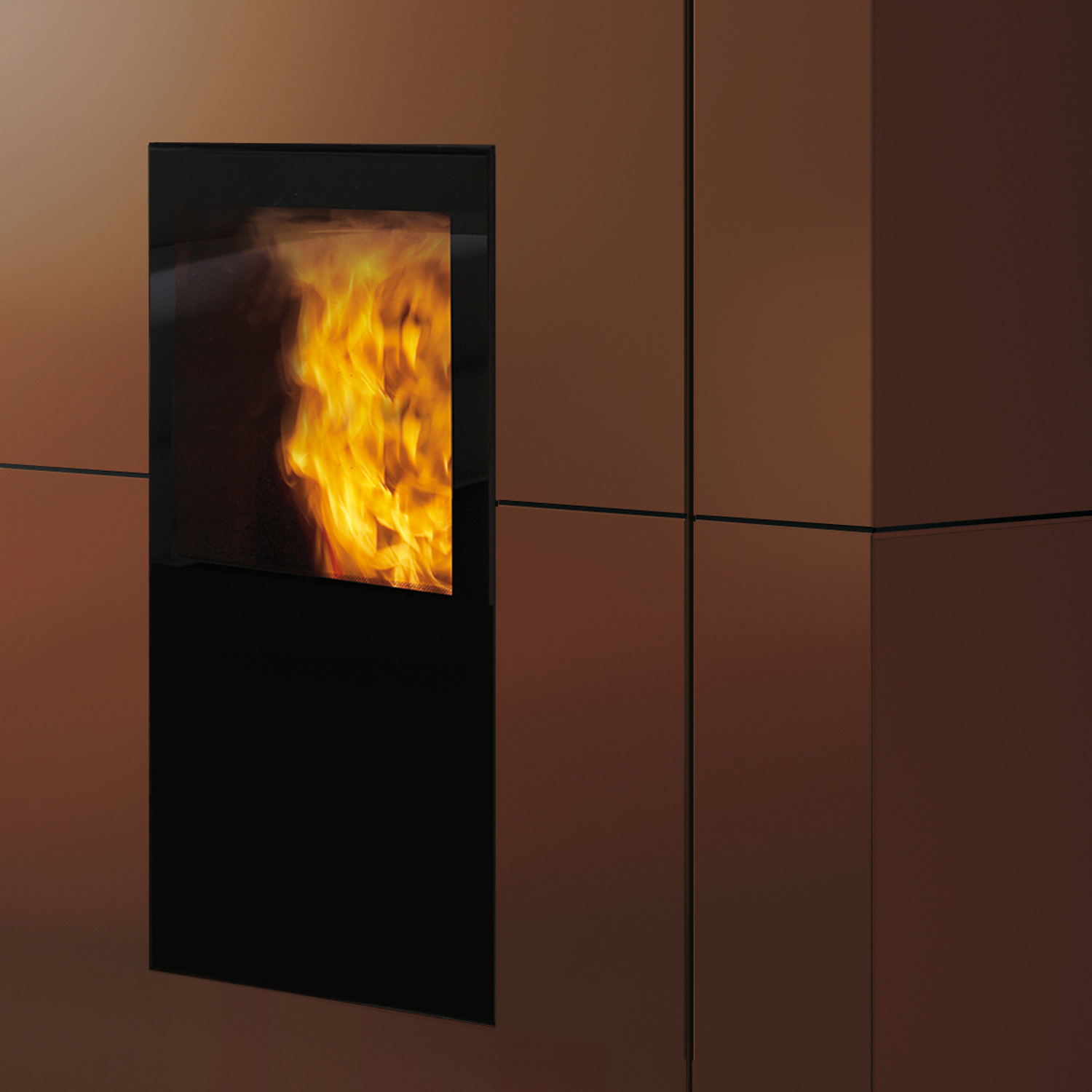 Edilkamin Blade H 23 Evo poêle à granulés bouilleur acier bronze inclus kit R-FX Edilkamin Blade H 23 Evo poêle à granulés bouilleur acier bronze inclus kit R-FX