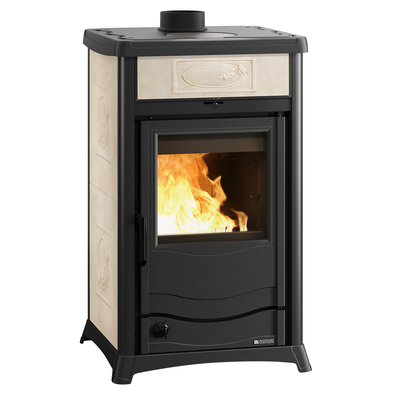 La Nordica Termorossella Plus Evo DSA.16 Poêle à bois bouilleur Liberty Panna