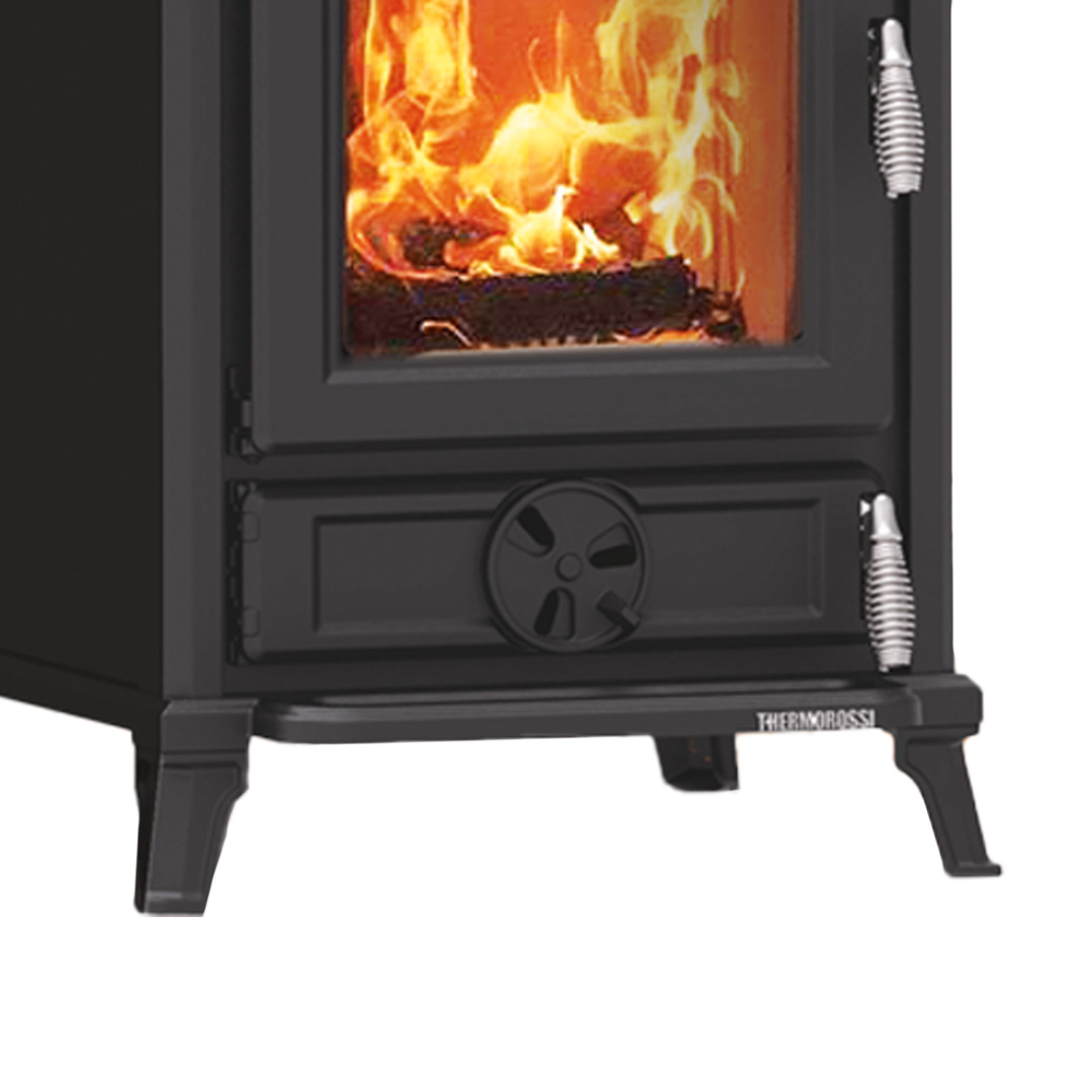 Thermorossi Filo Evo6 poêle à bois noir