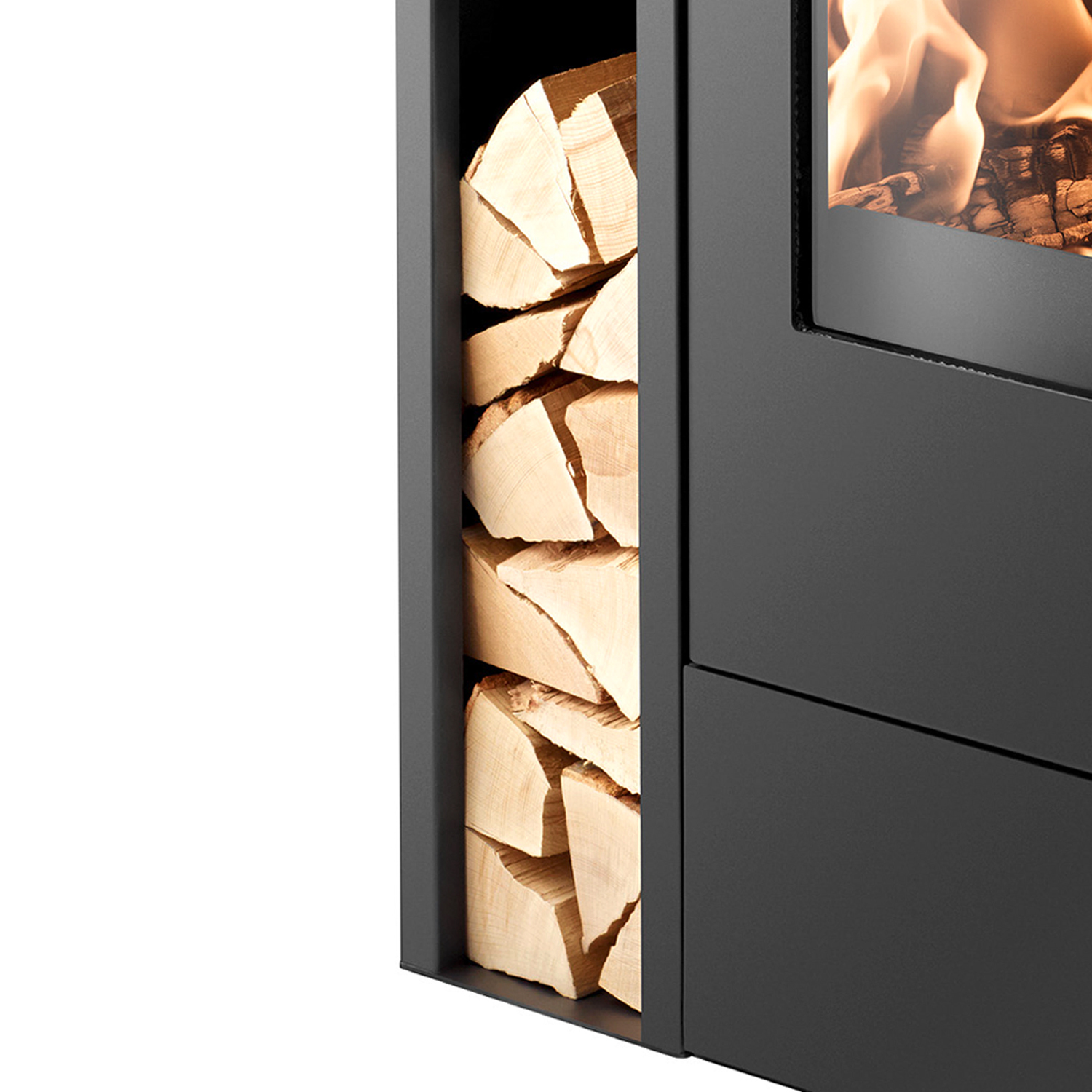 Haas+Sohn compartiment range-bûches Aruba easy poêle à bois
