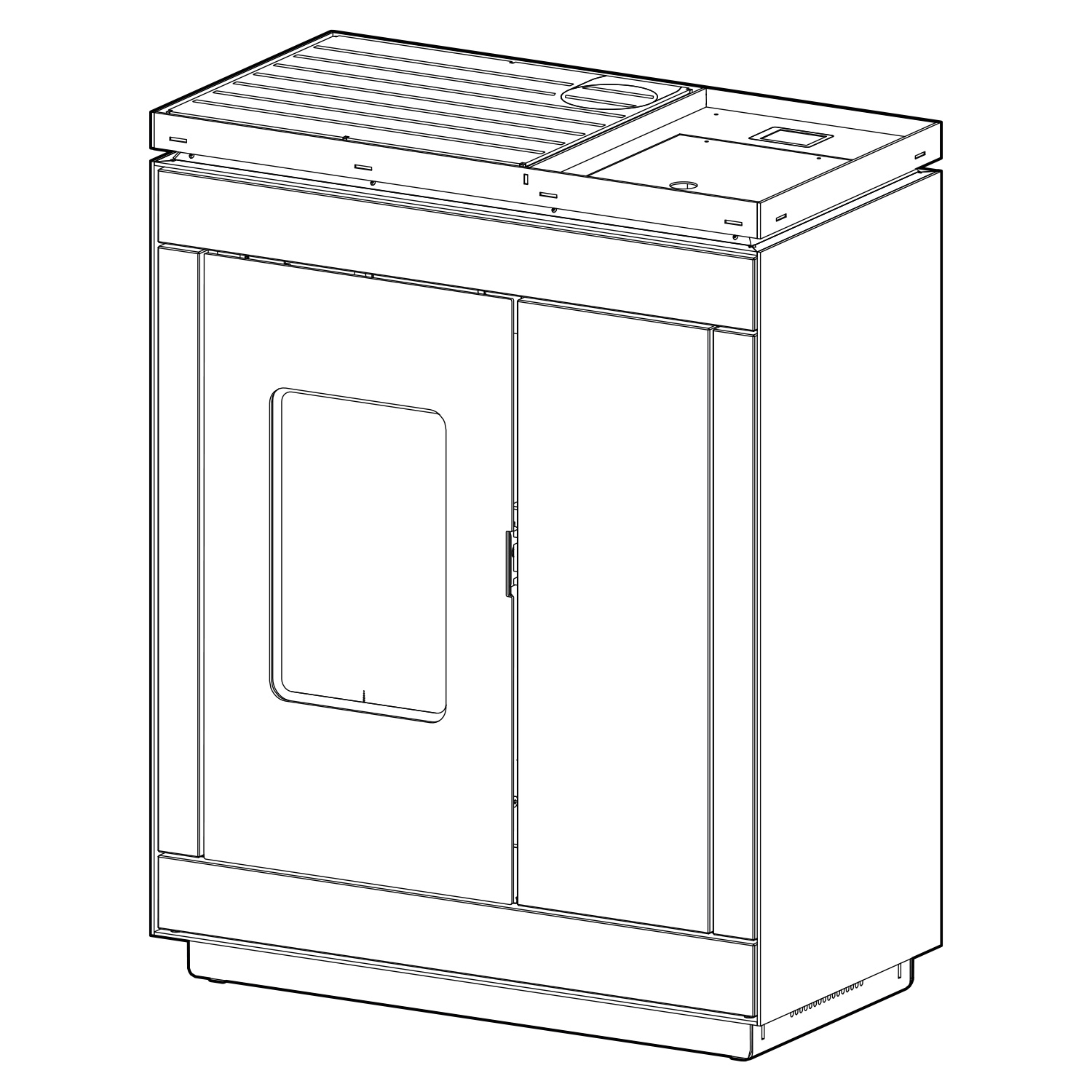 Olsberg Epana Poêle à granulés Céramique Blanche