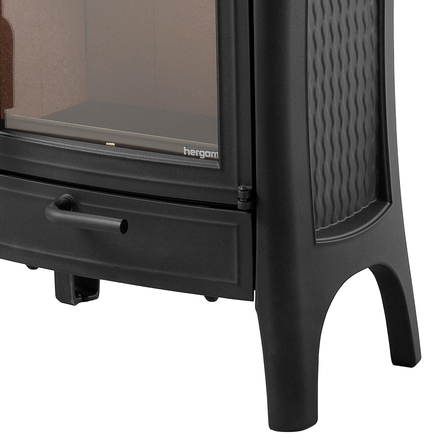 Poêle à bois Hergom E20 en fonte noire