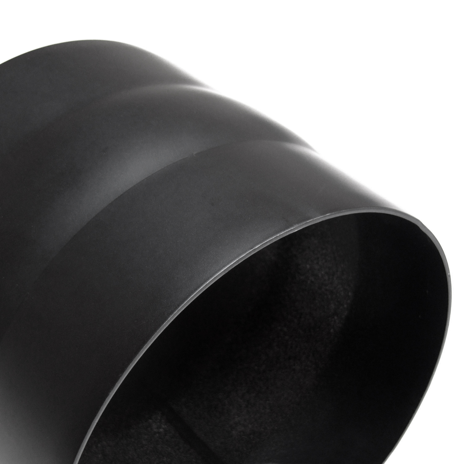 Raik Basic Adaptateur 180mm noir L: 150mm pour tuyau de fumée / conduit de fumée