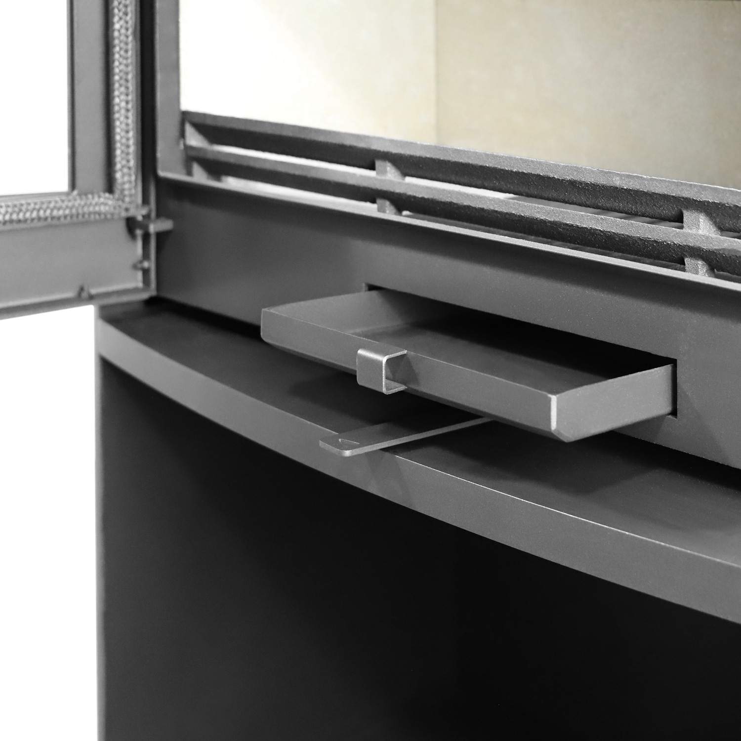 Poêle à bois Precise Drago DS08C en acier anthracite