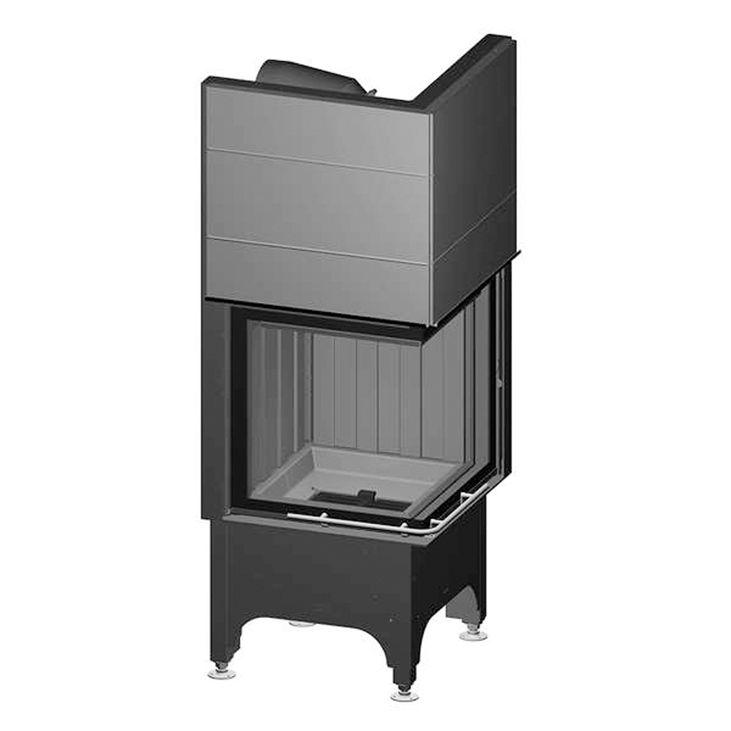 Spartherm Mini 2LRh-4S insert de cheminée d'angle Spartherm Mini 2LRh-4S insert de cheminée d'angle