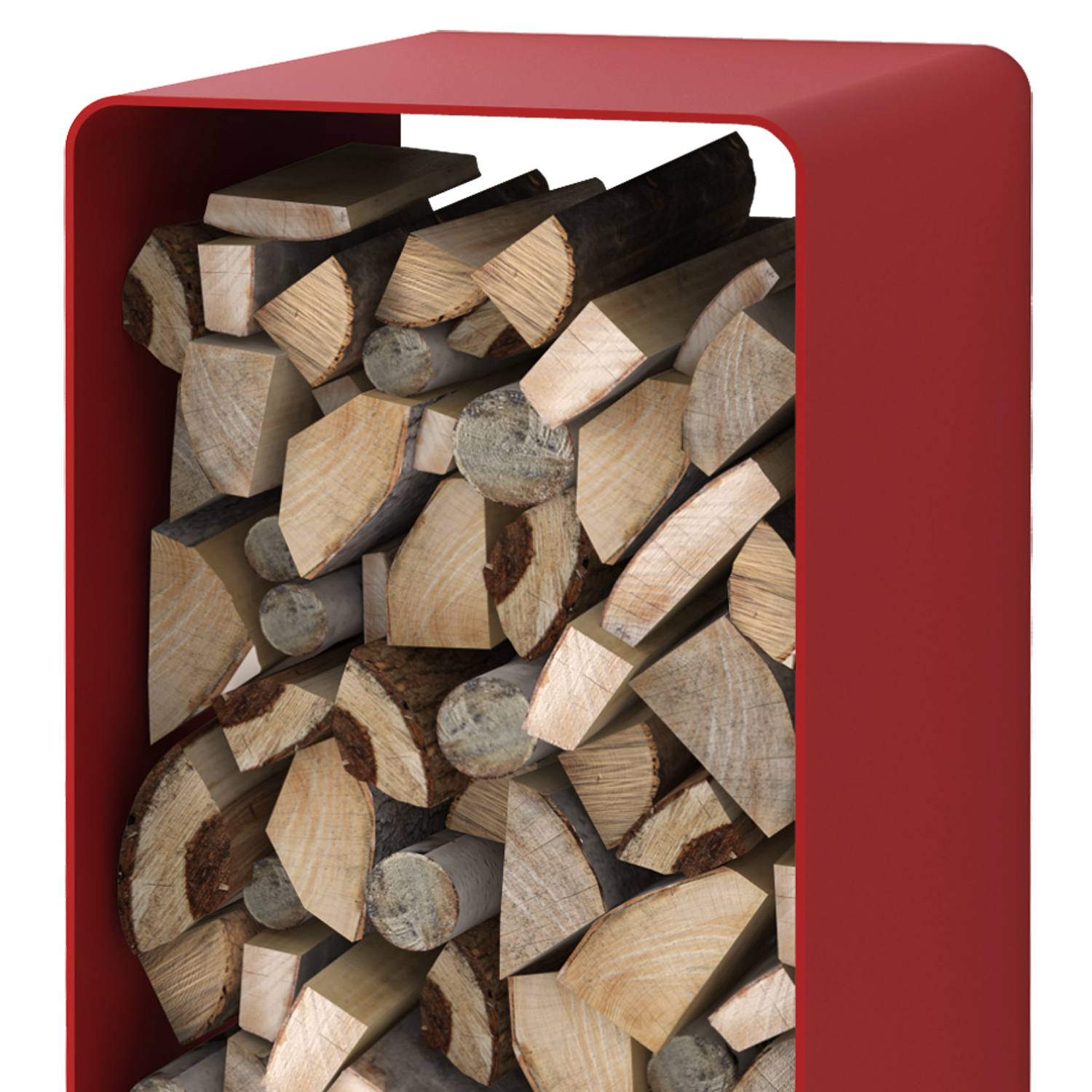 HS Flamingo Deluxe 1 Étagère en Bois Rouge