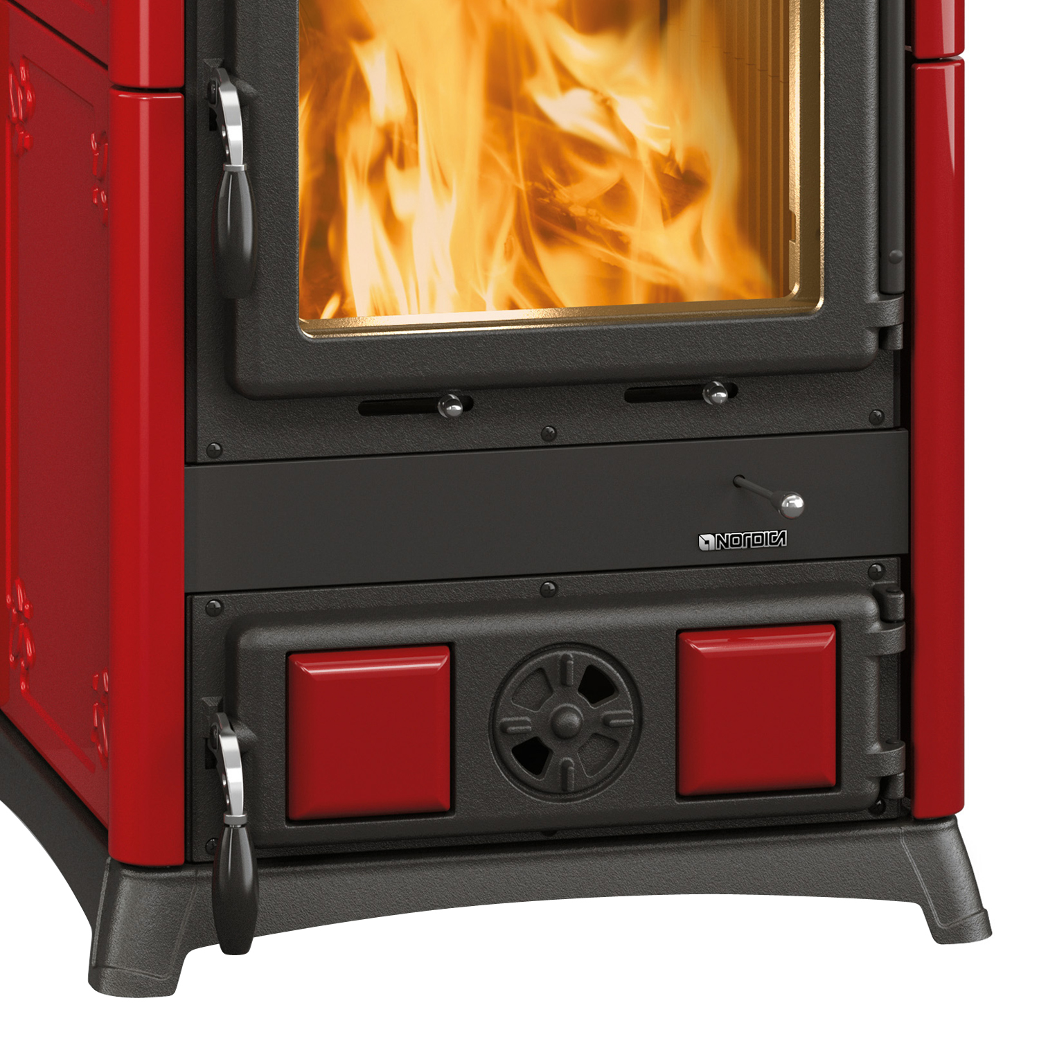 La Nordica Fedora 16, poêle à bois, Bordeaux