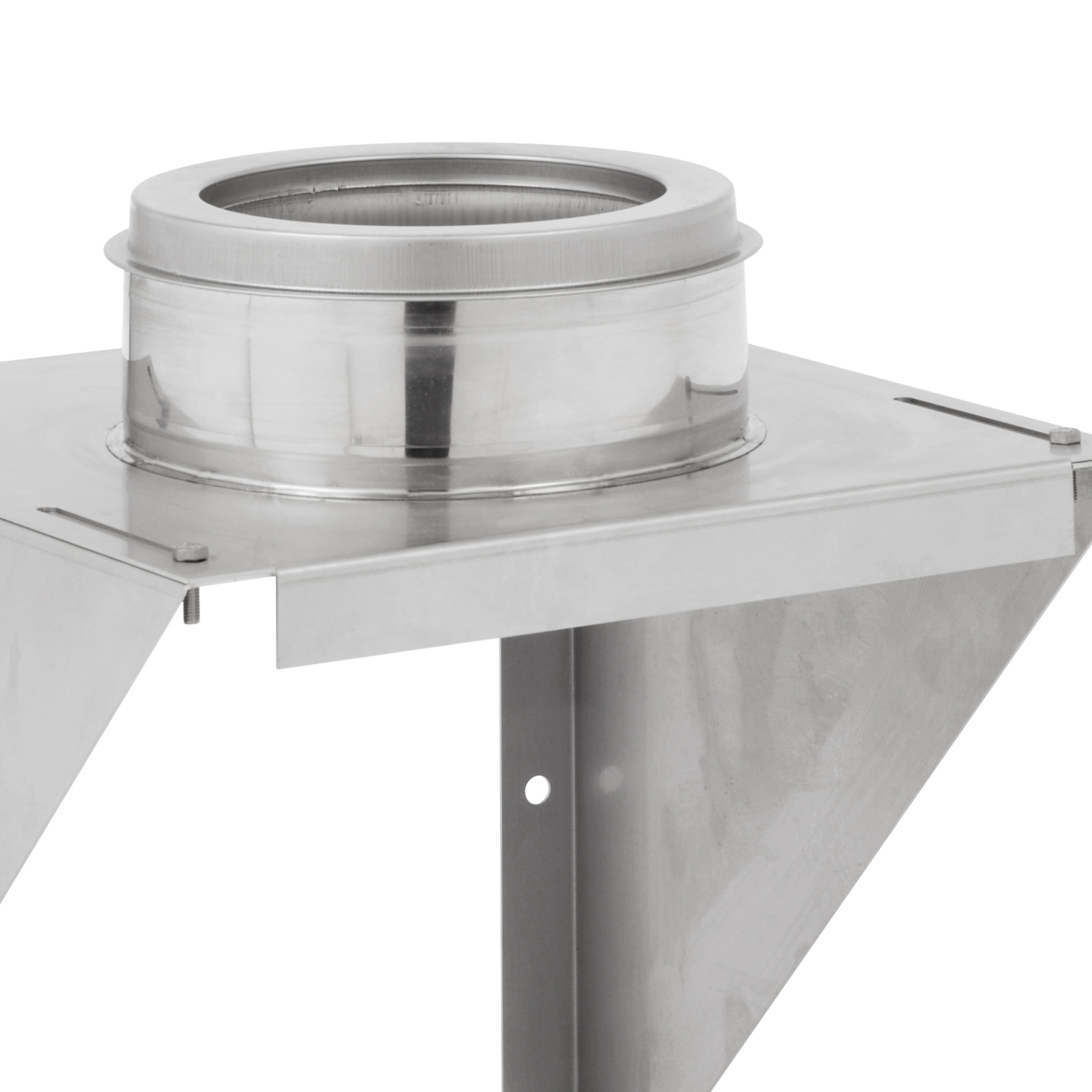 Opsinox plaque de console pour cheminée en acier inoxydable KOS pour MSDC-D Ø 131 - 180 mm